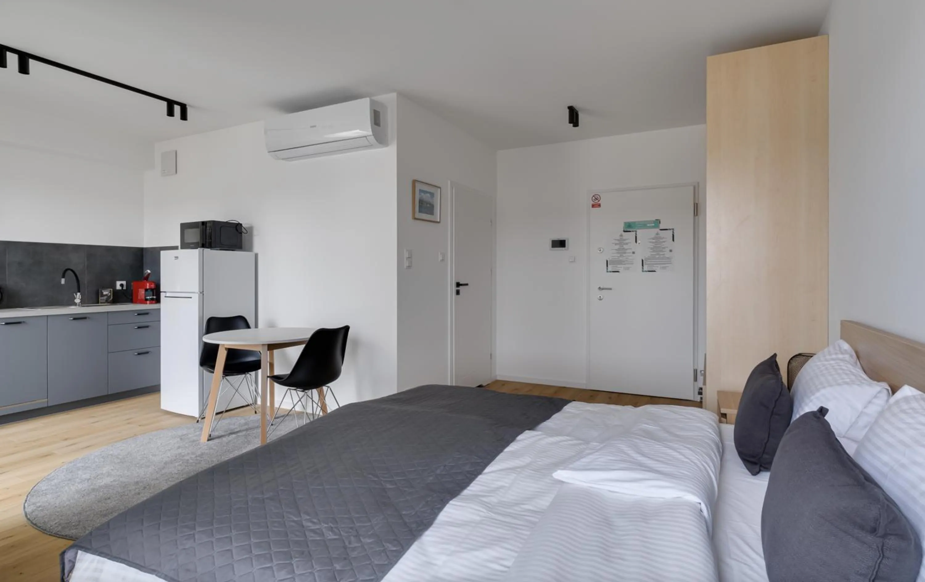 Bed in Poznań Apartments Towarowa