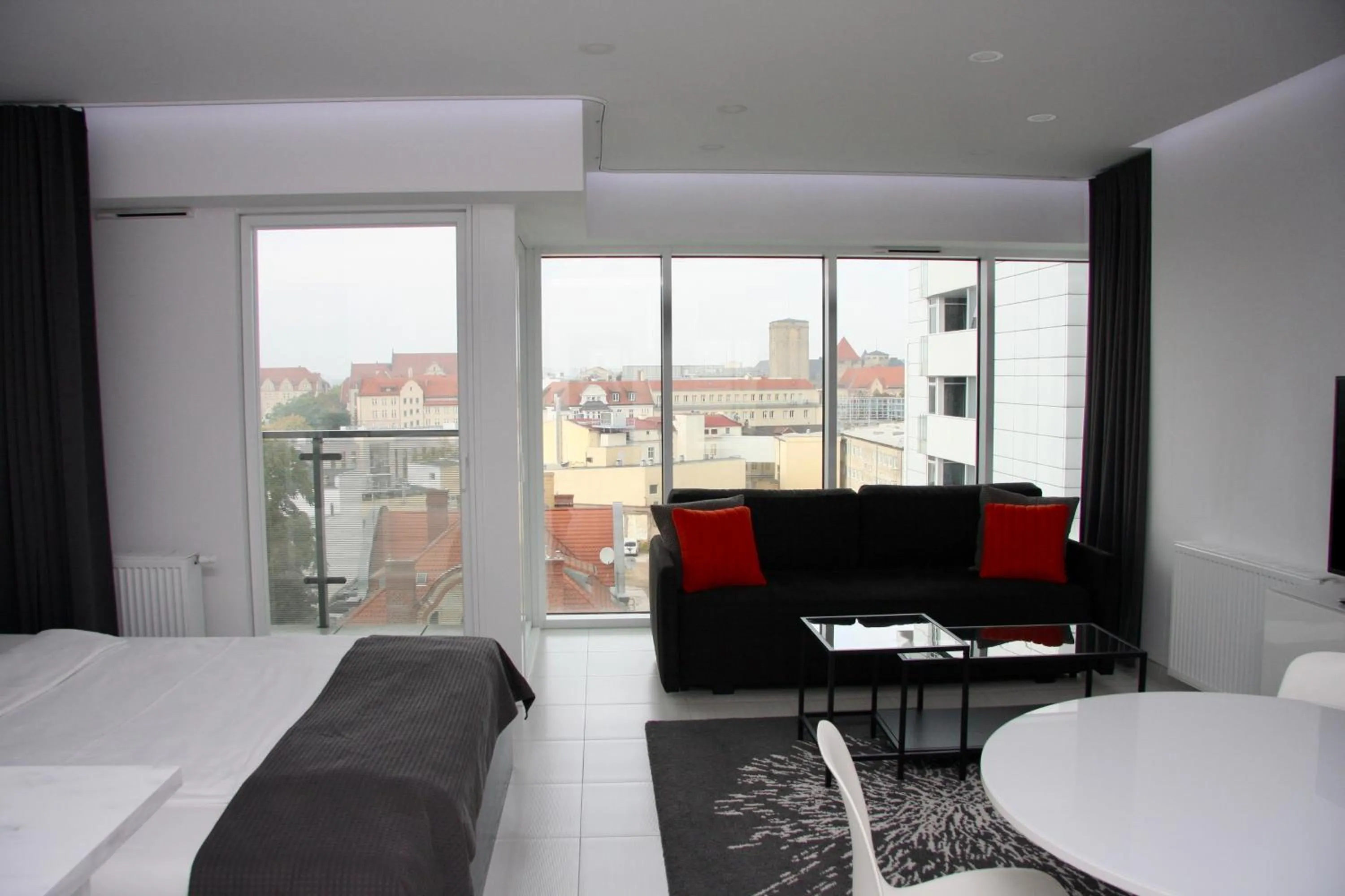 Bed in Poznań Apartments Towarowa