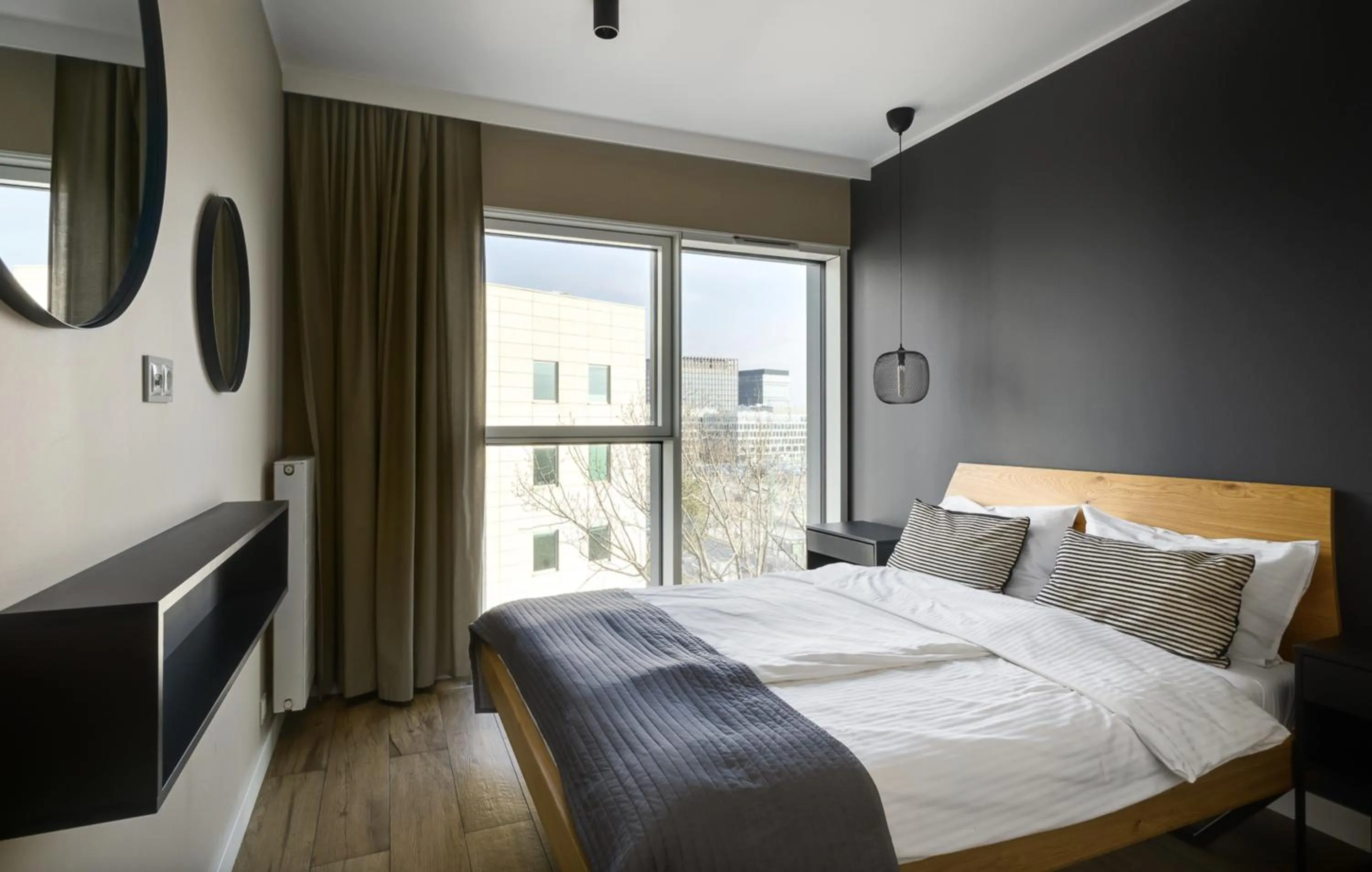 Bed in Poznań Apartments Towarowa