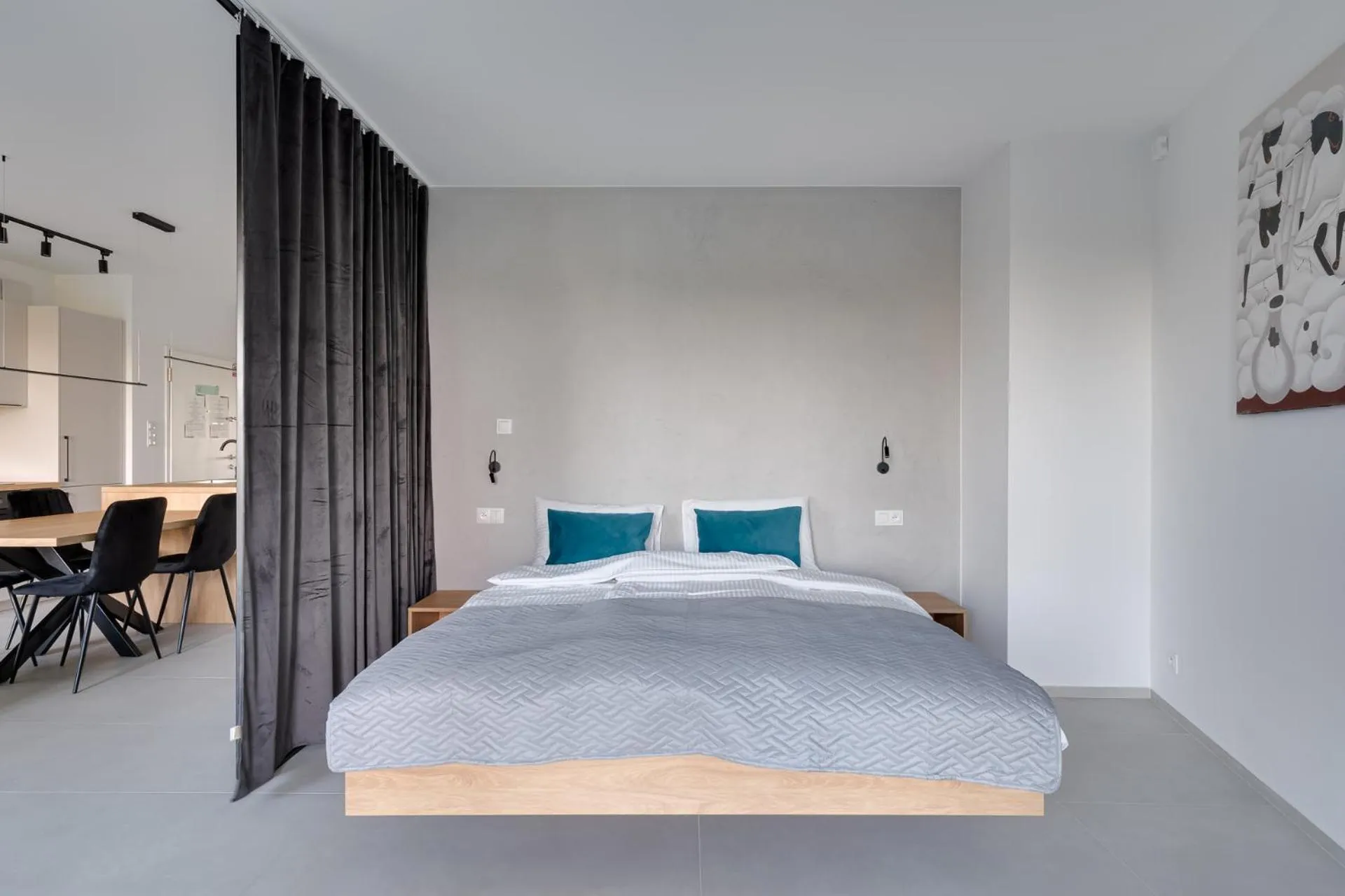 Bed in Poznań Apartments Towarowa