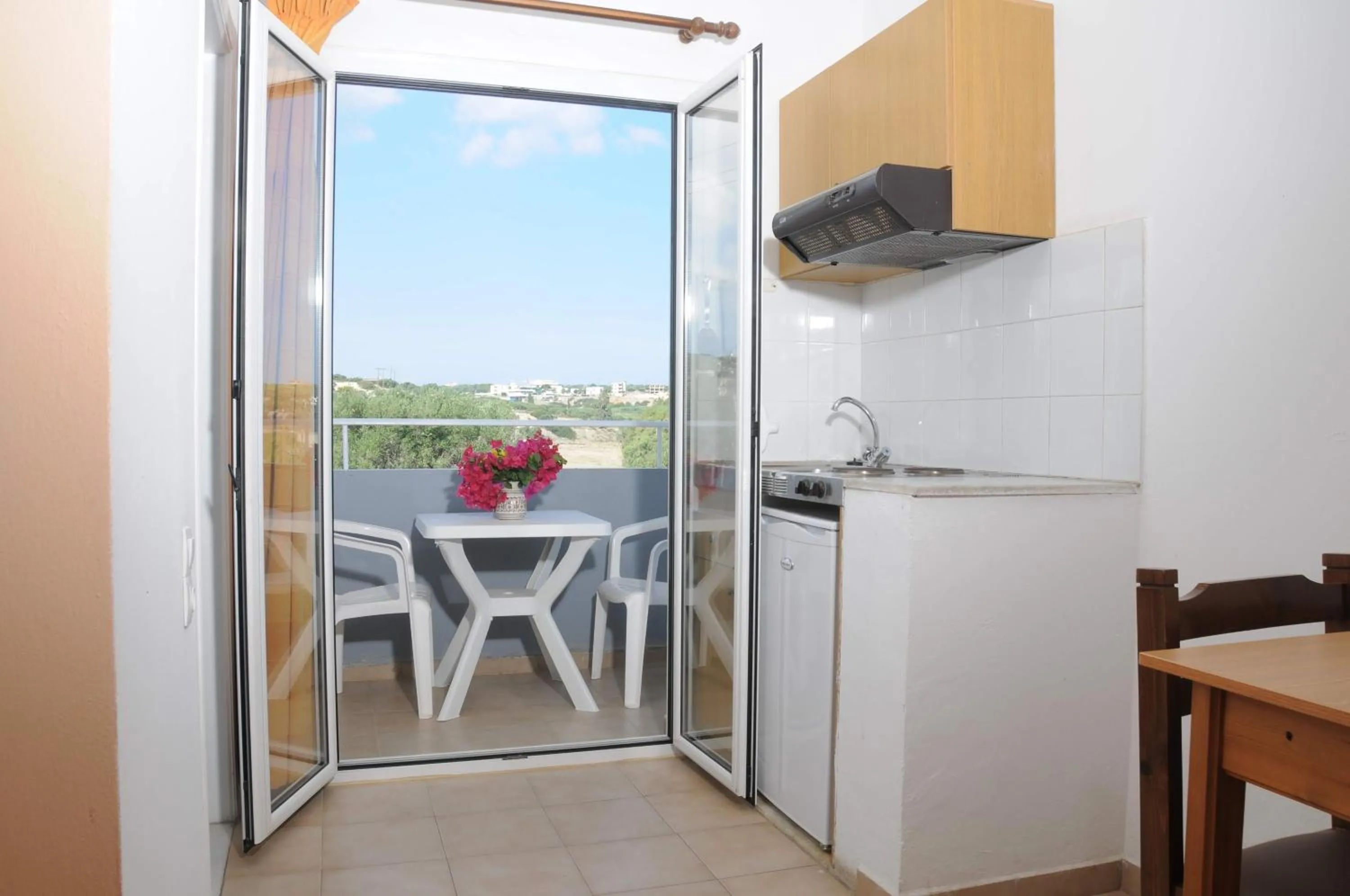 Balcony/Terrace in Mastorakis Hotel and Studios