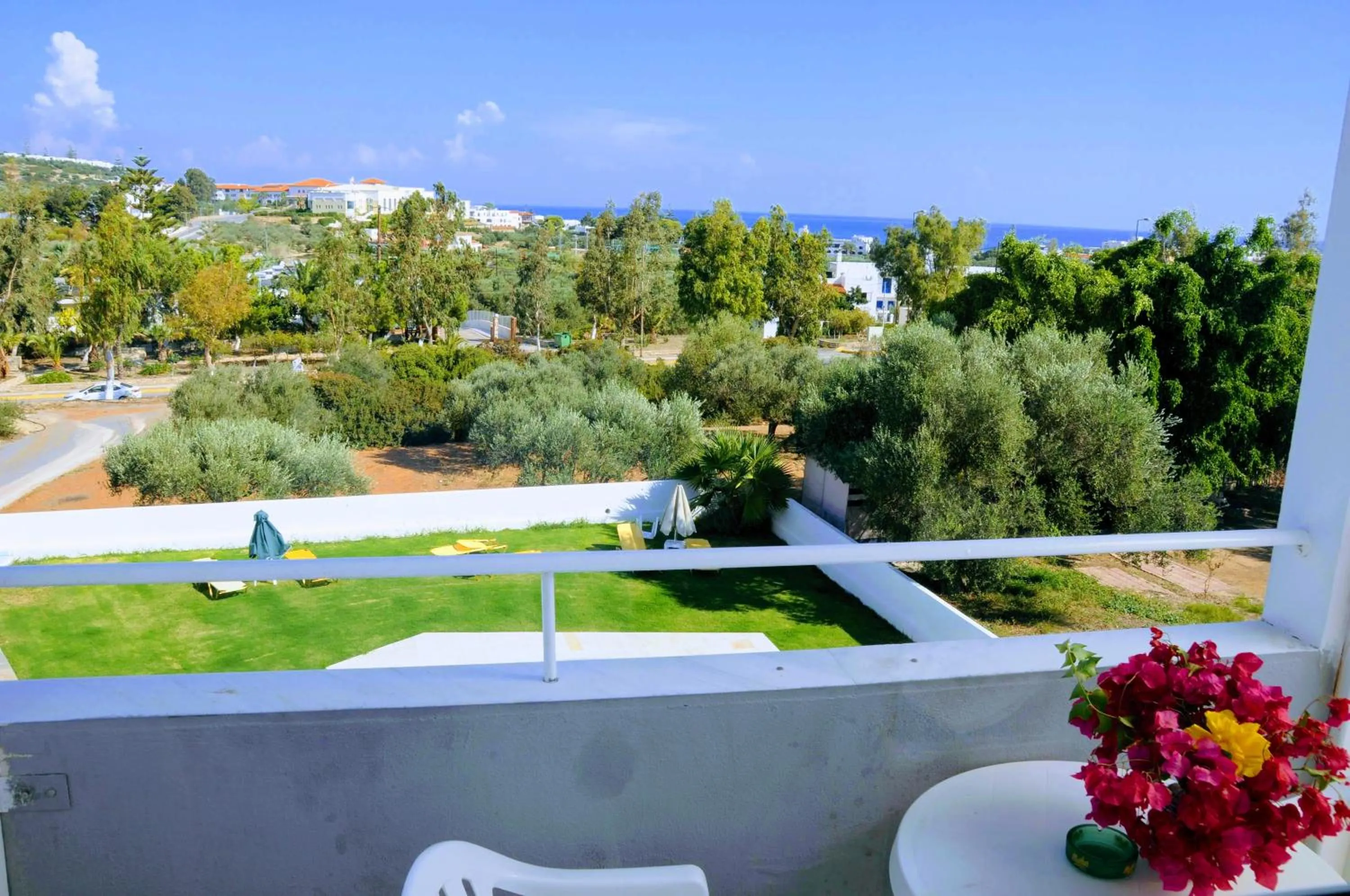 Balcony/Terrace in Mastorakis Hotel and Studios