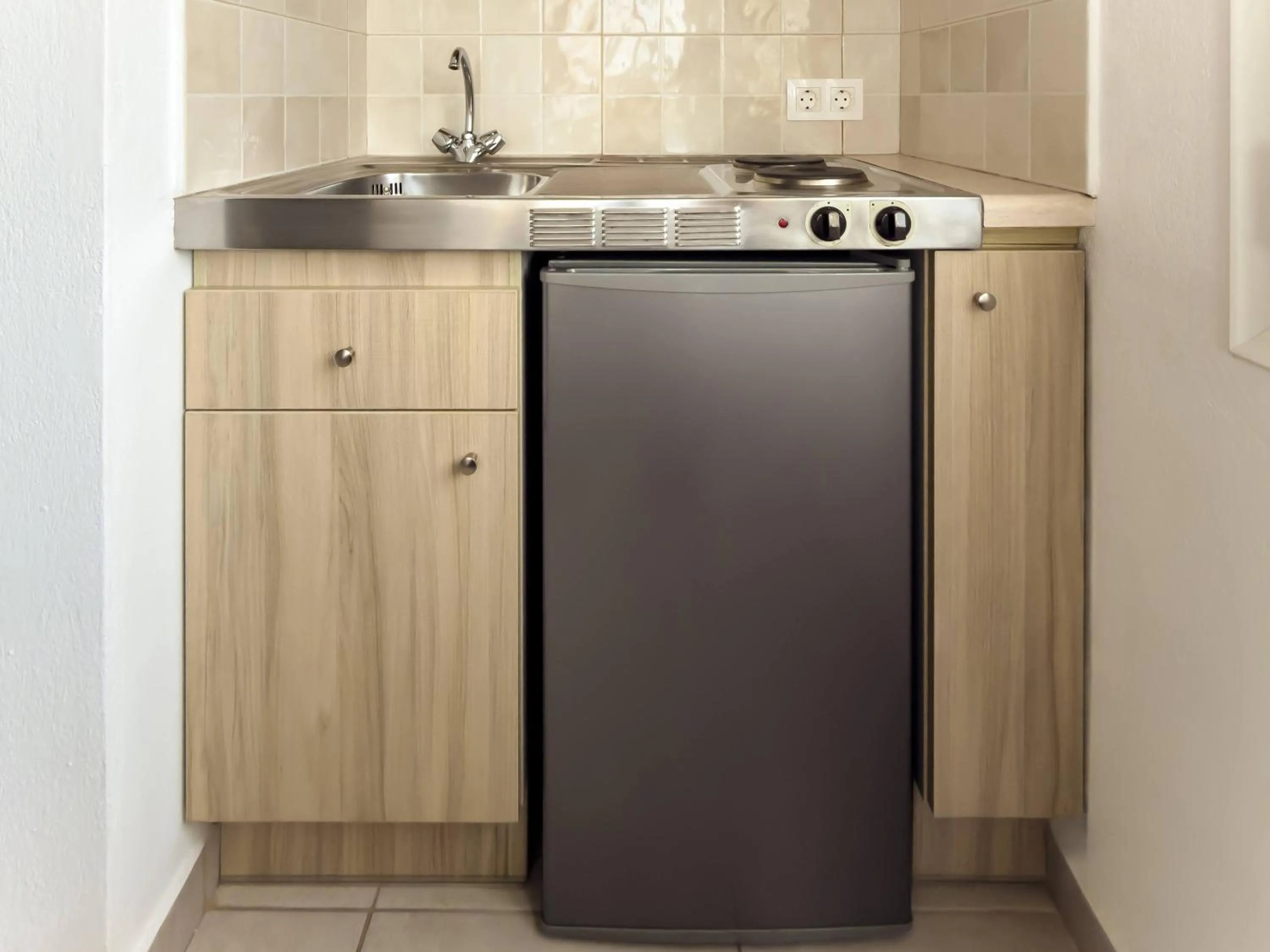 Kitchen or kitchenette in Mastorakis Hotel and Studios