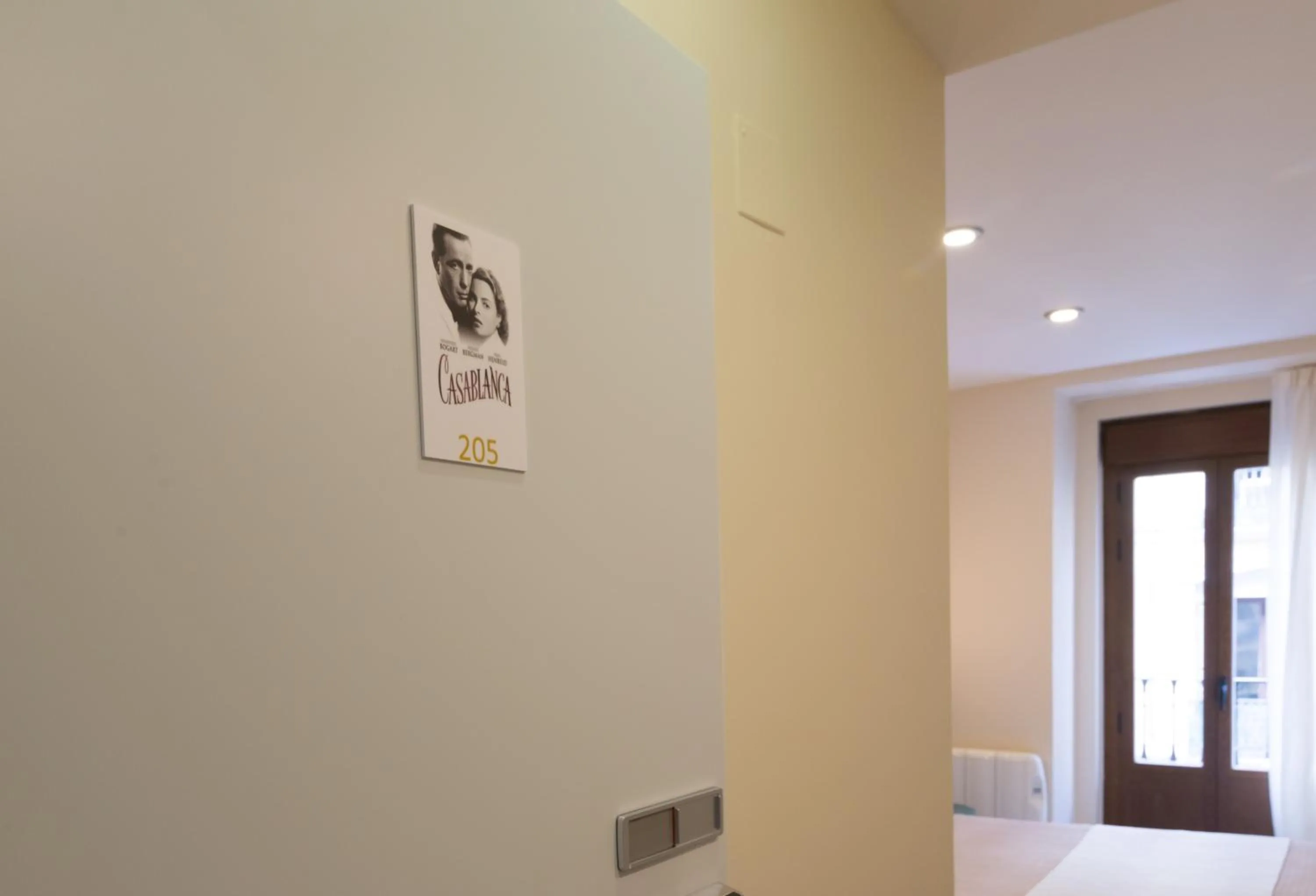 Decorative detail in Hostal Art Madrid