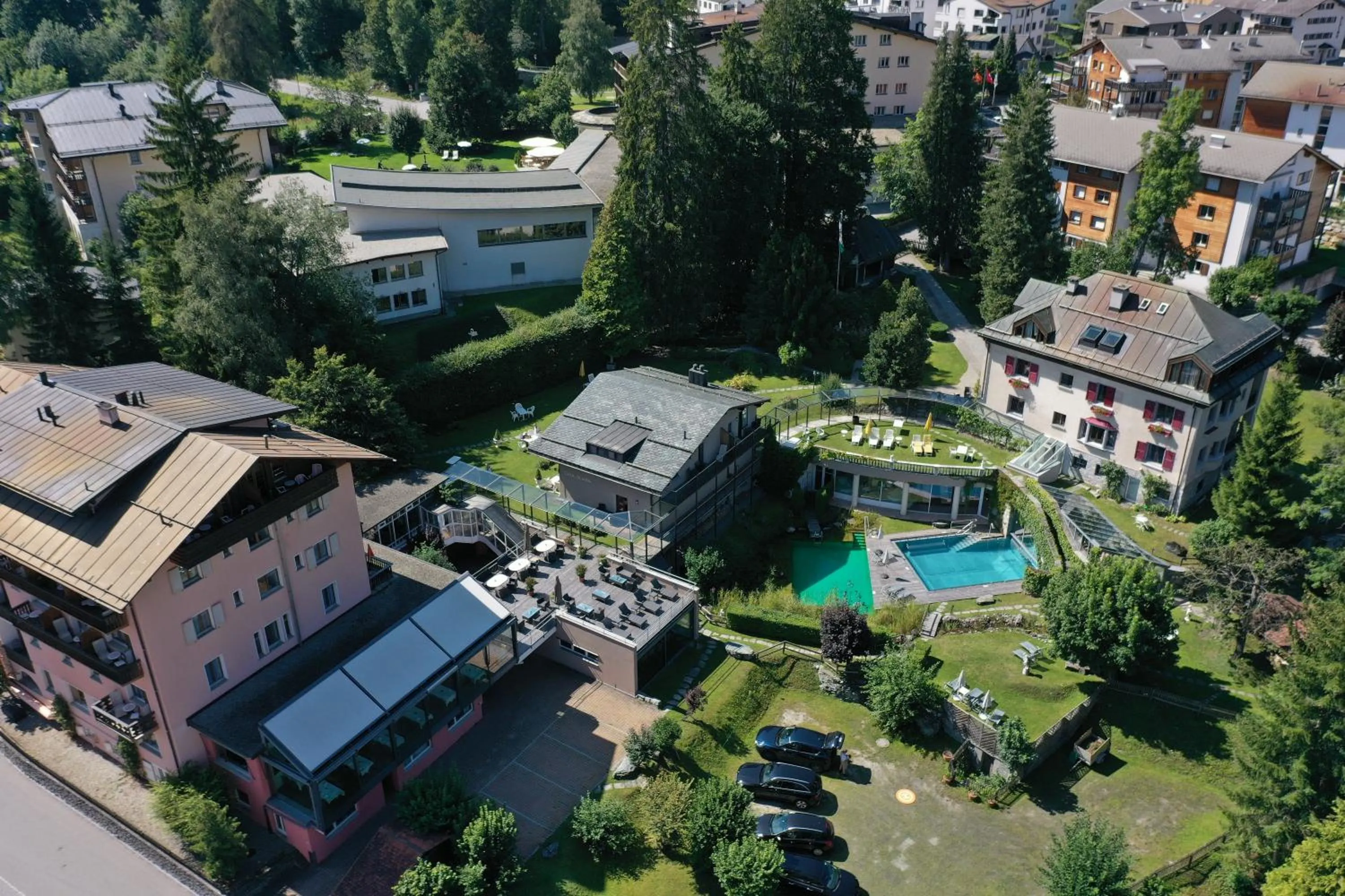 Bird's eye view in Hotel Cresta