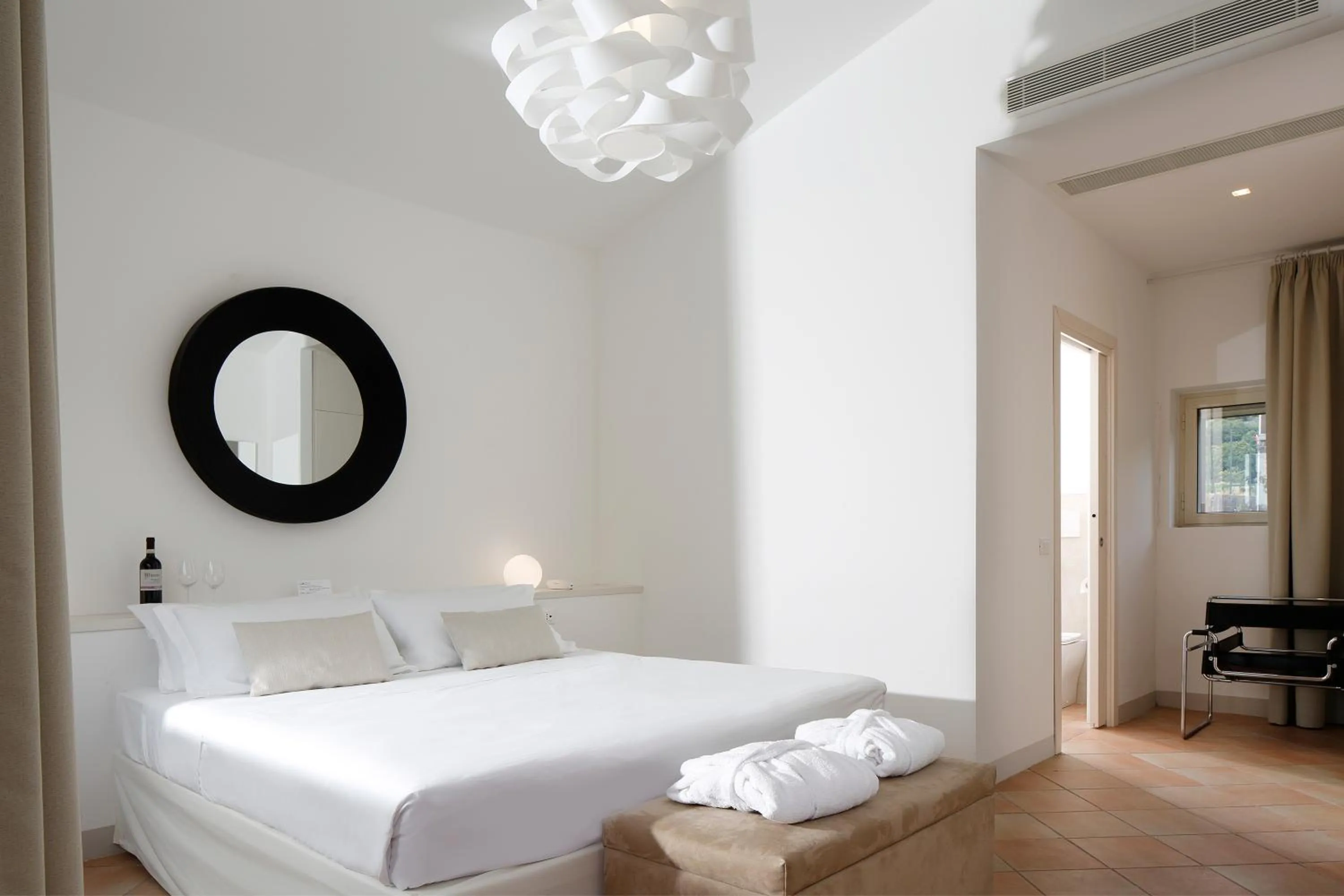 Bed in Giotto Country House & Spa