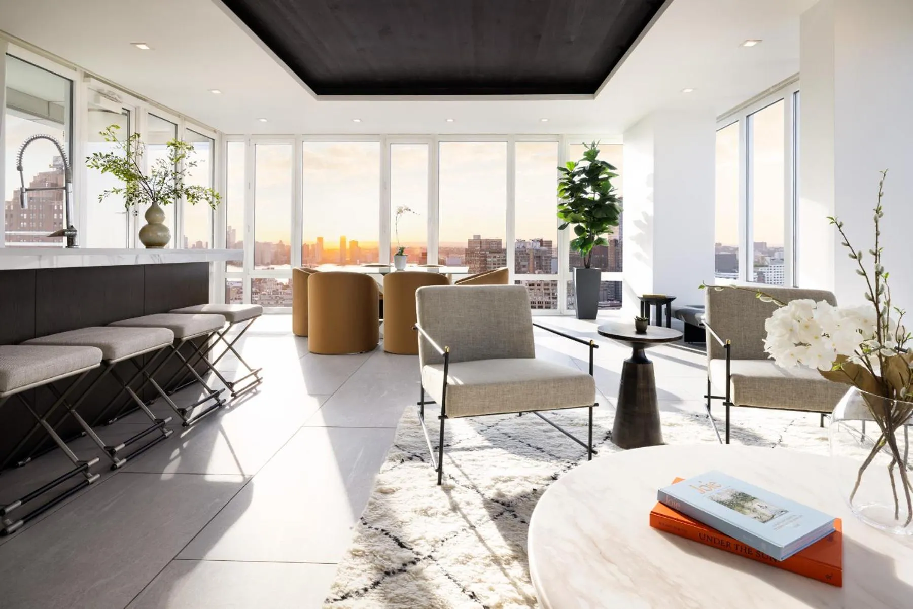 Living room in NoMo SoHo