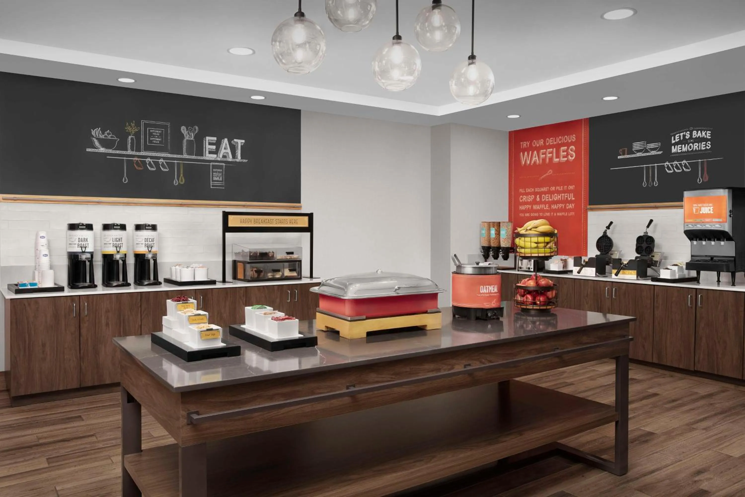 Breakfast in Hampton Inn Dandridge