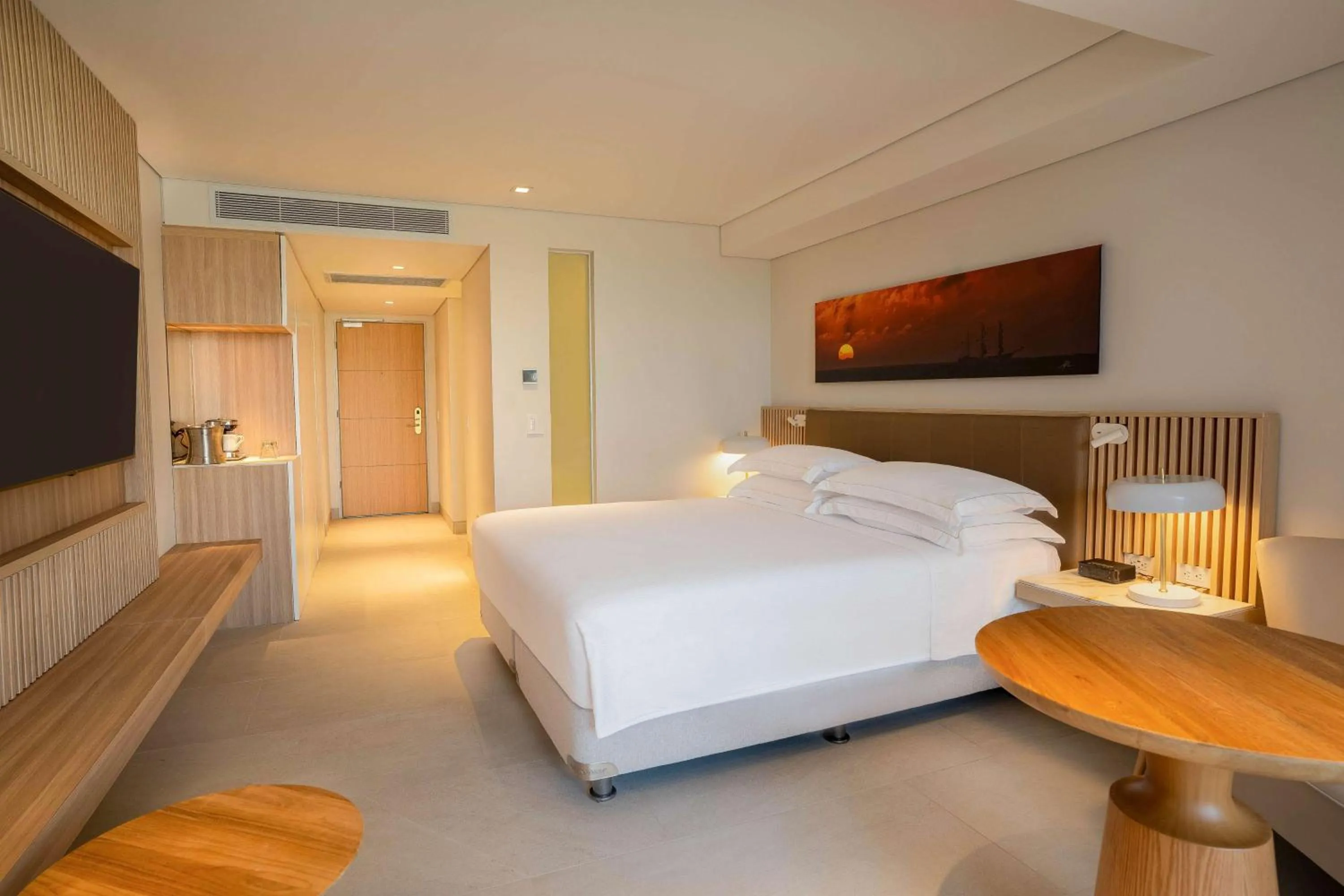 Bed in Hilton Cartagena