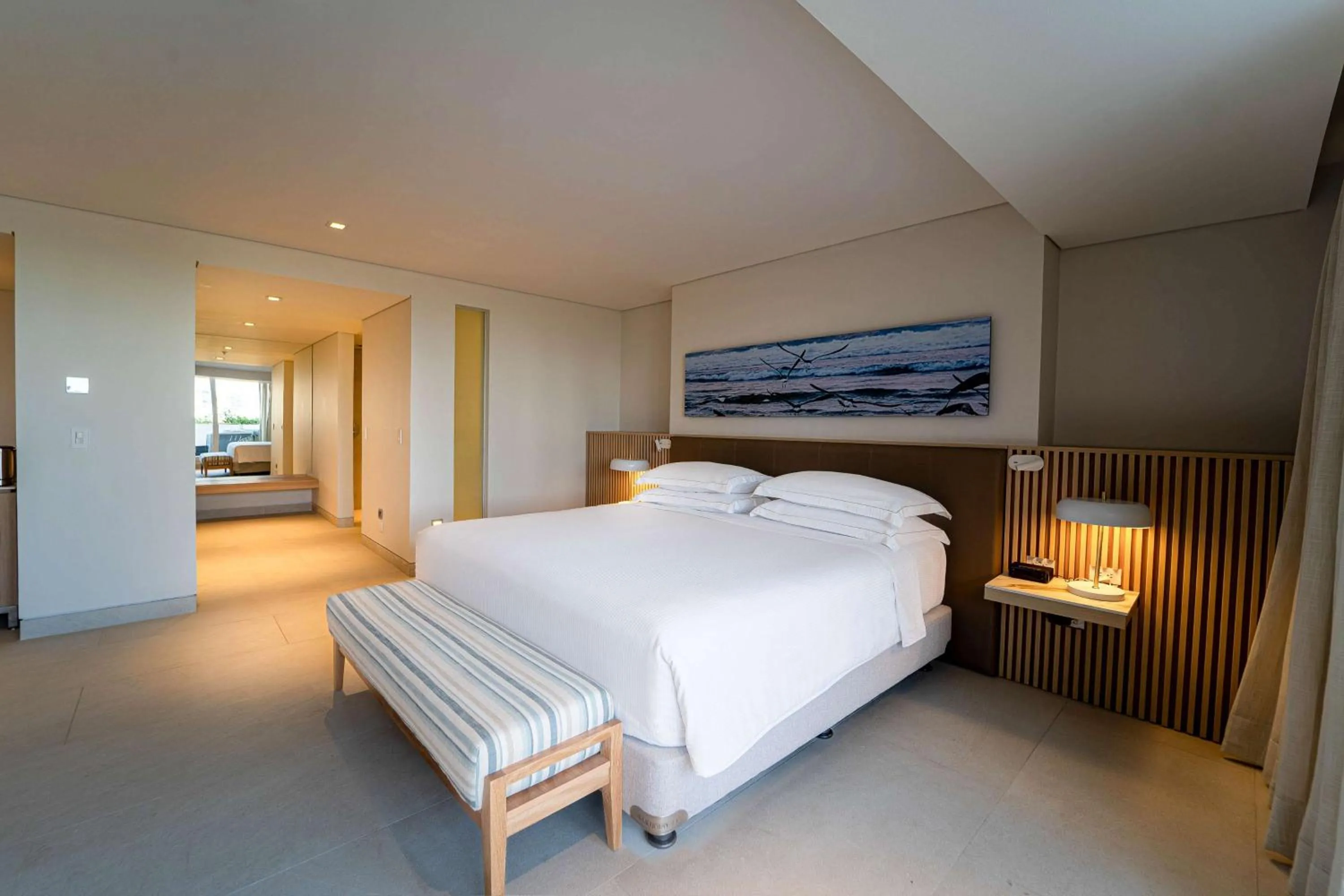 Bed in Hilton Cartagena