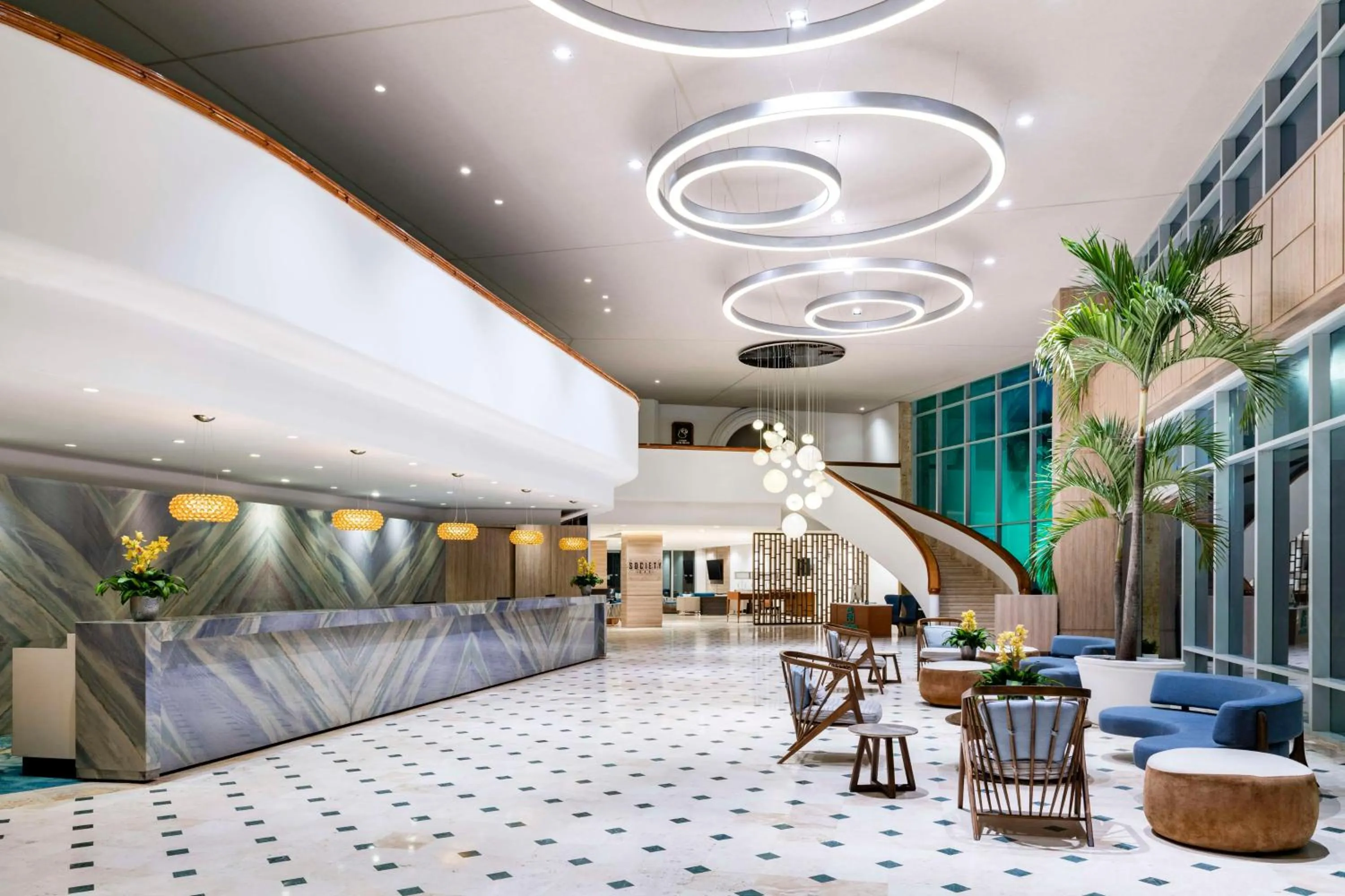 Lobby or reception in Hilton Cartagena