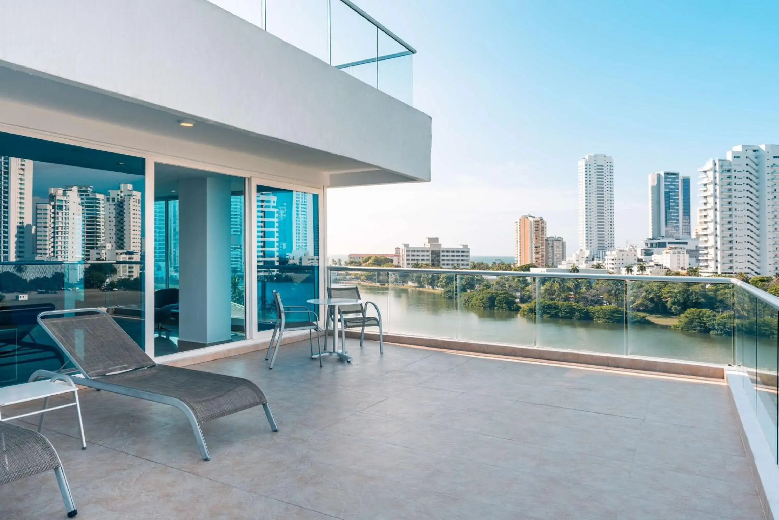 Two Queen Suite with Parlor City View in Hilton Cartagena Two Queen Suite with Parlor City View in Hilton Cartagena