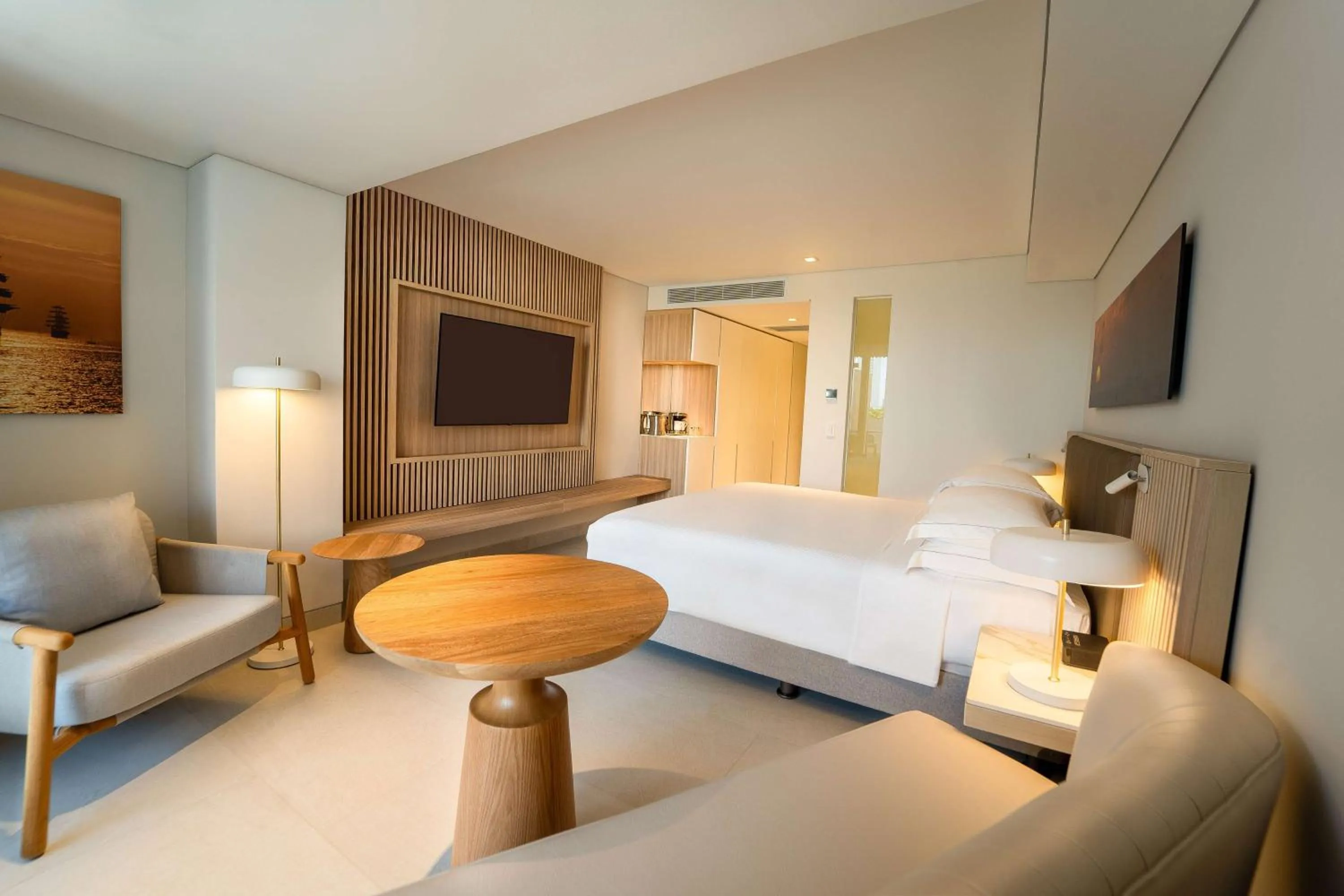 Bed in Hilton Cartagena