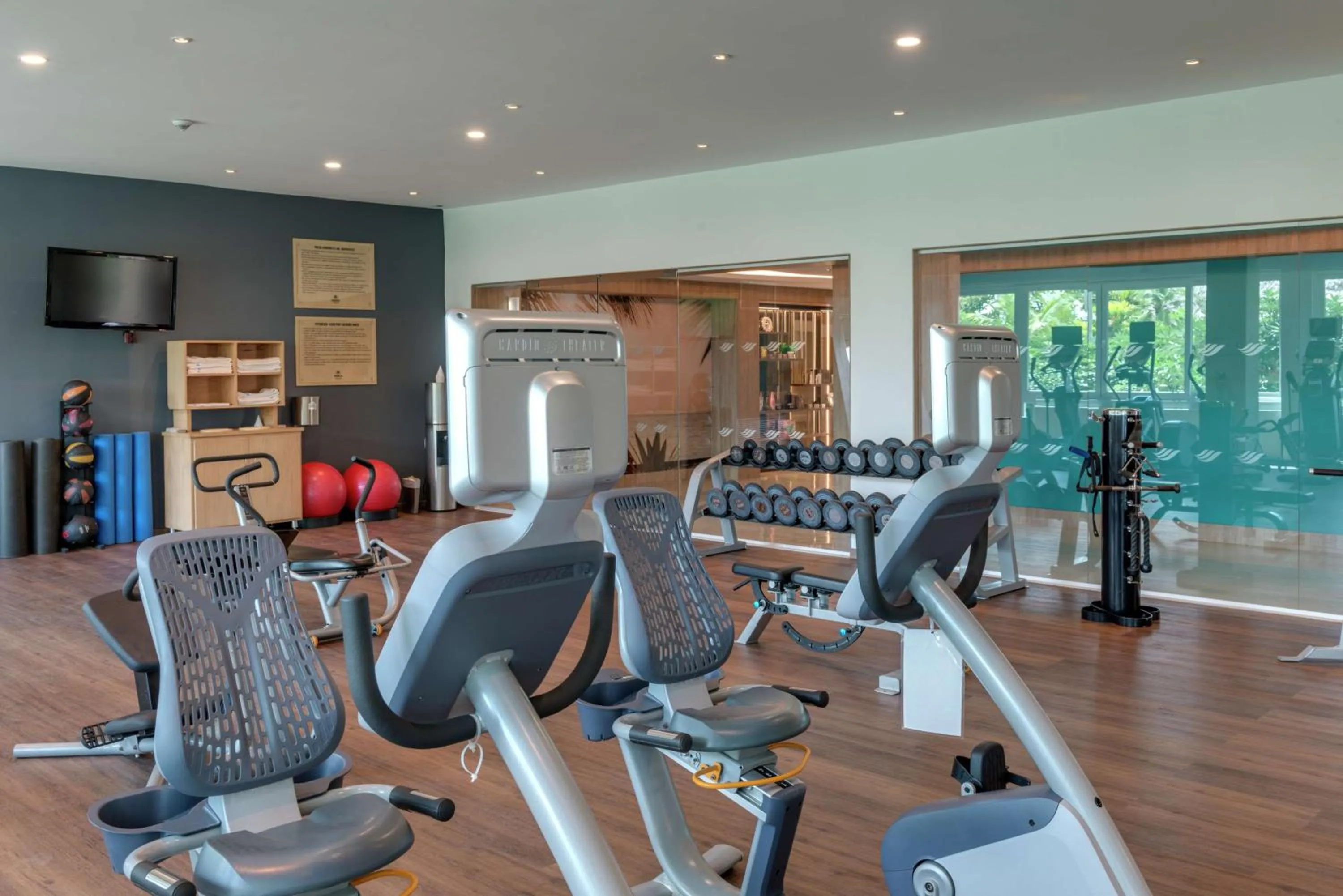 Fitness centre/facilities in Hilton Cartagena