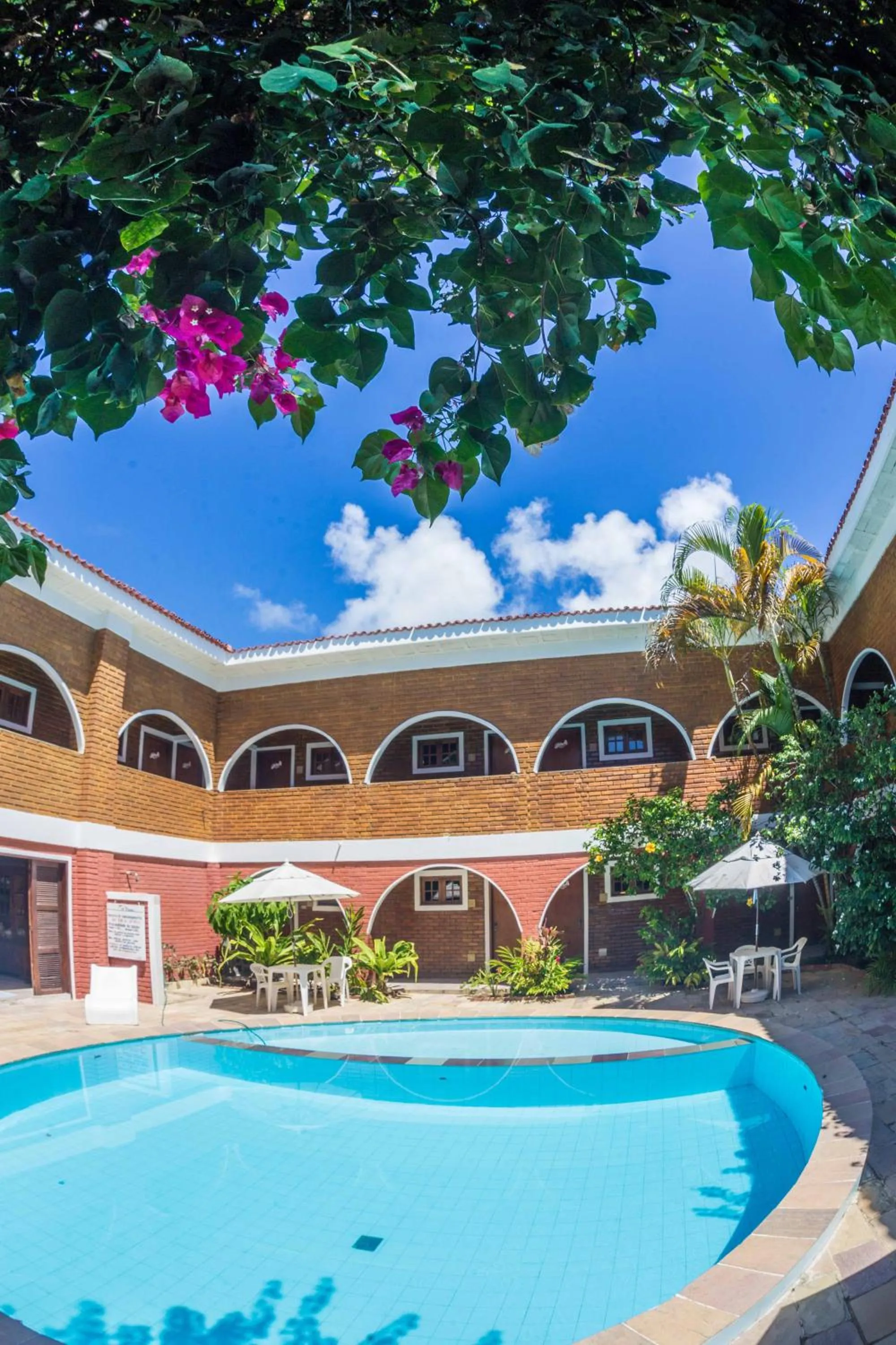 Pool view in Real Pousada