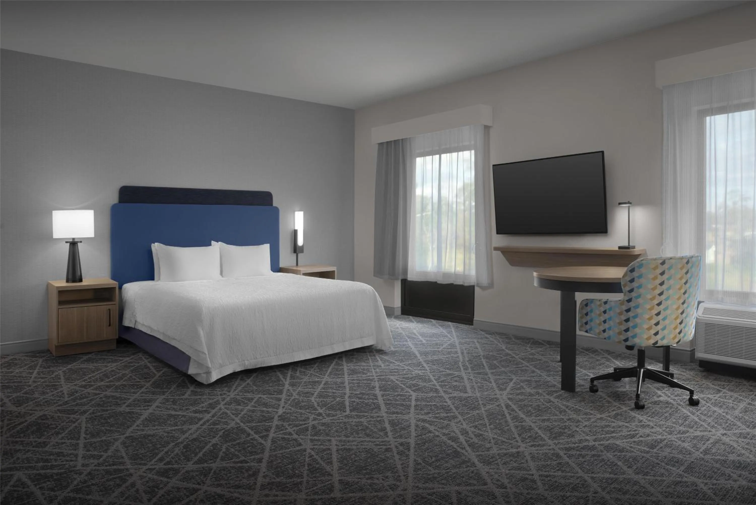 Bedroom, Bed in Hampton Inn & Suites Laurel