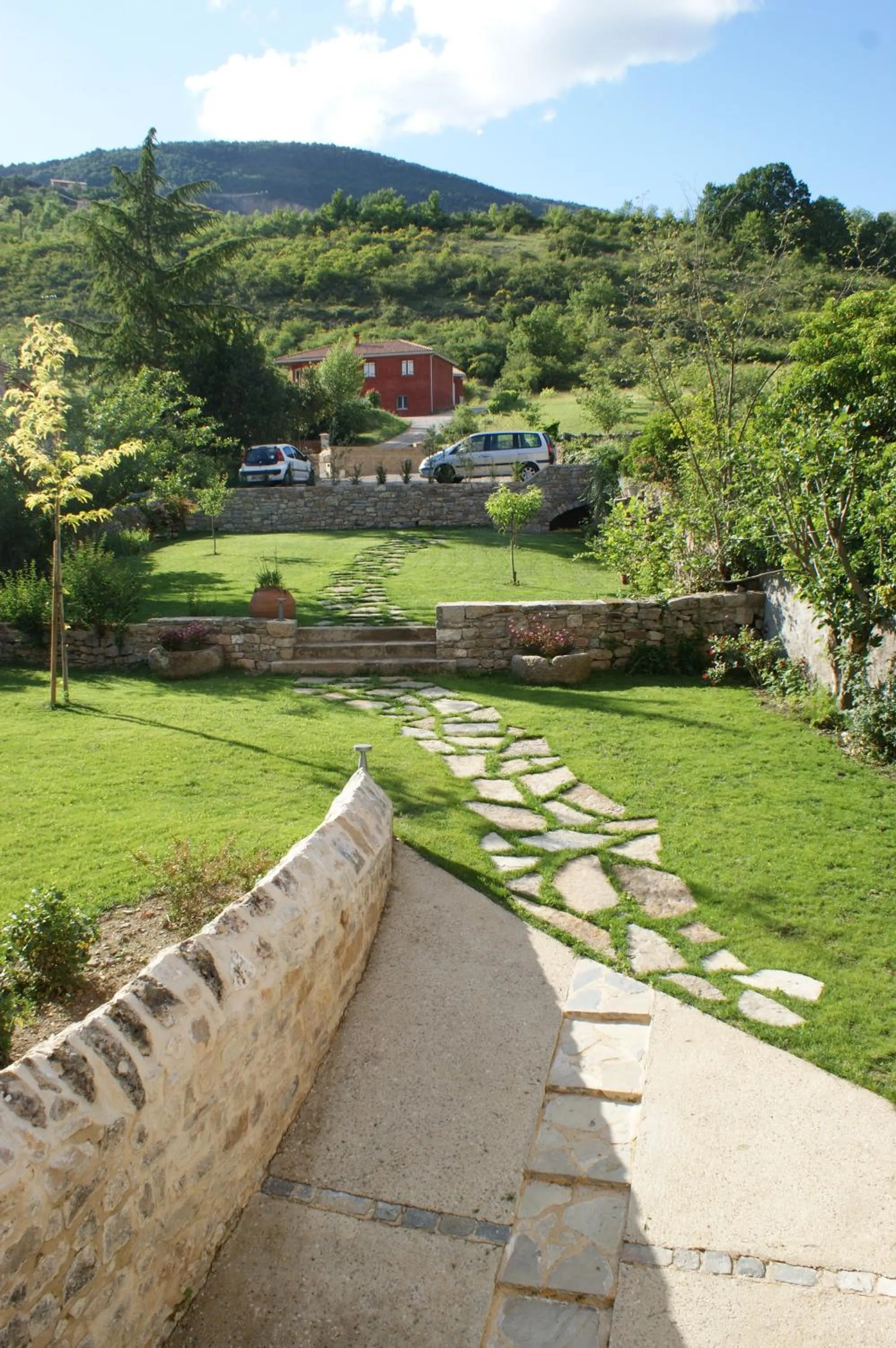 Garden view in Les FREJALS