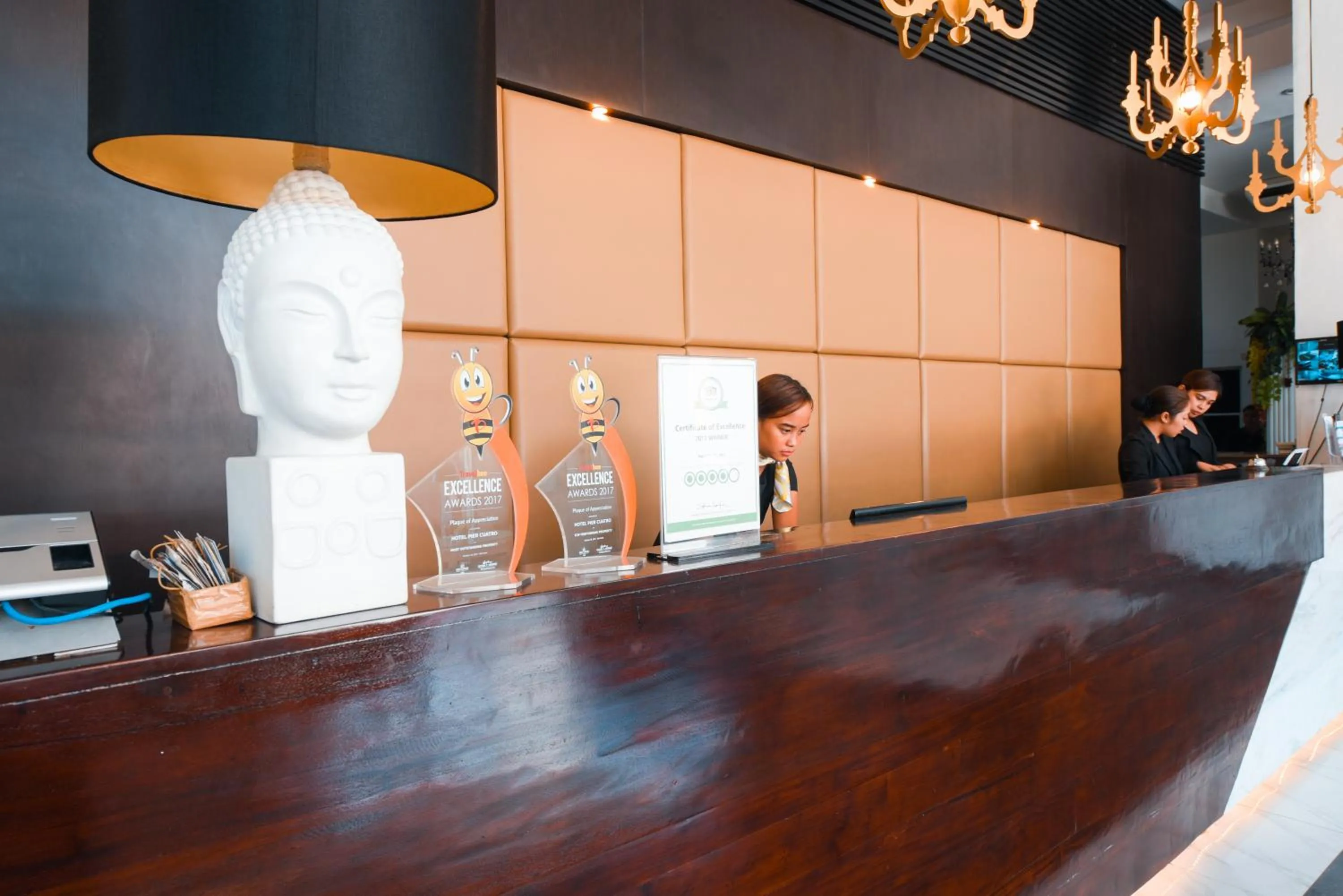 Lobby or reception in Hotel Pier Cuatro