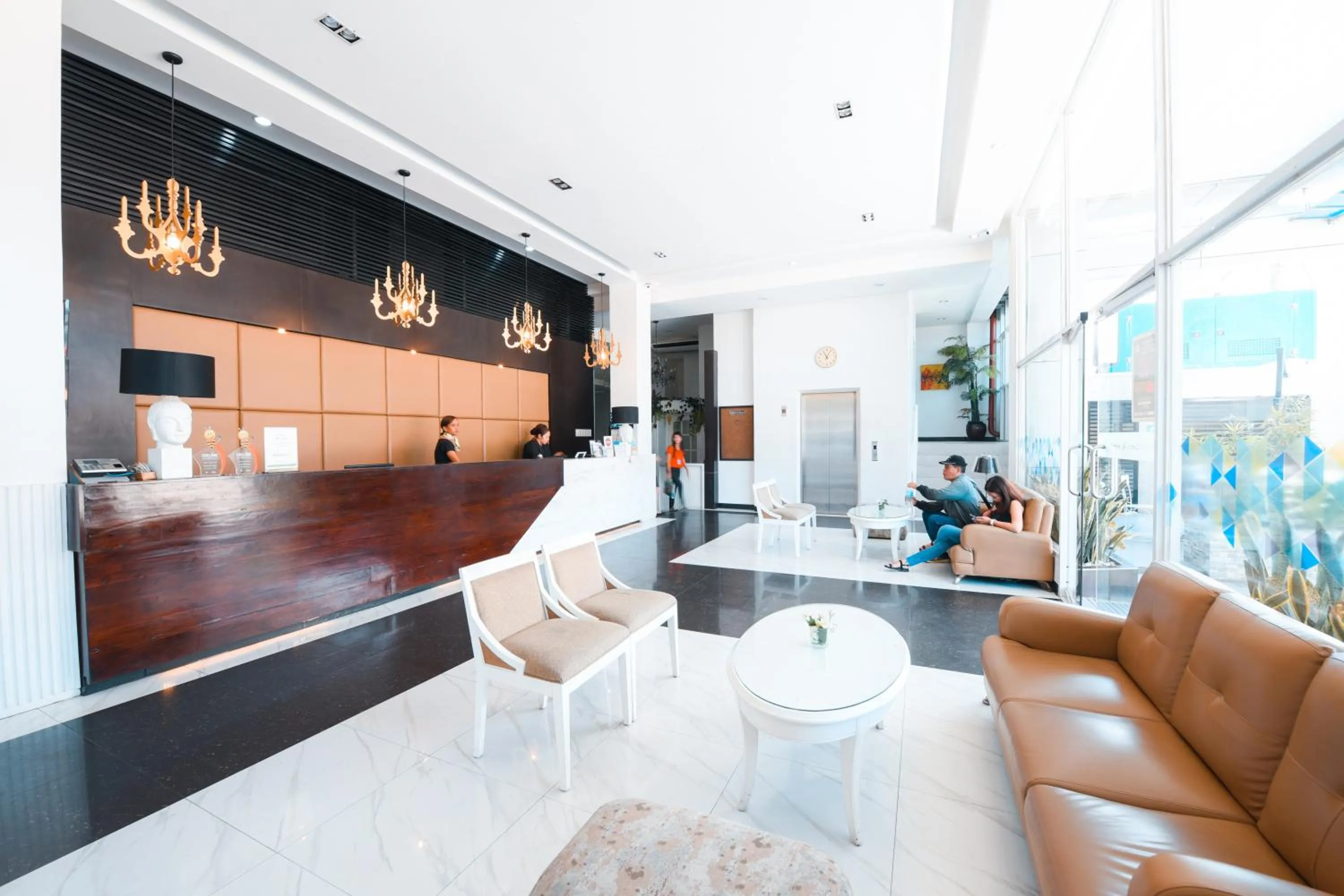 Lobby or reception in Hotel Pier Cuatro