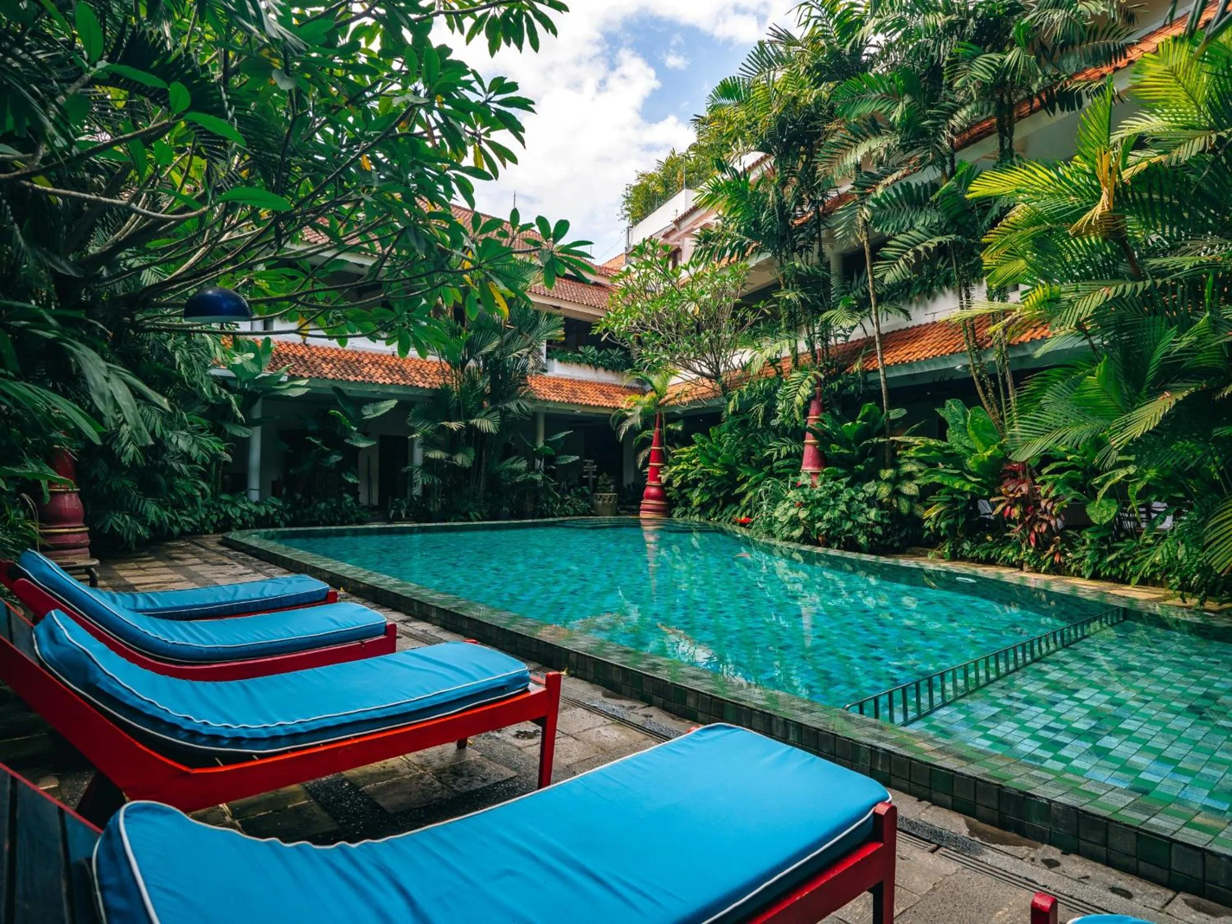Swimming pool in Hotel Tugu Malang