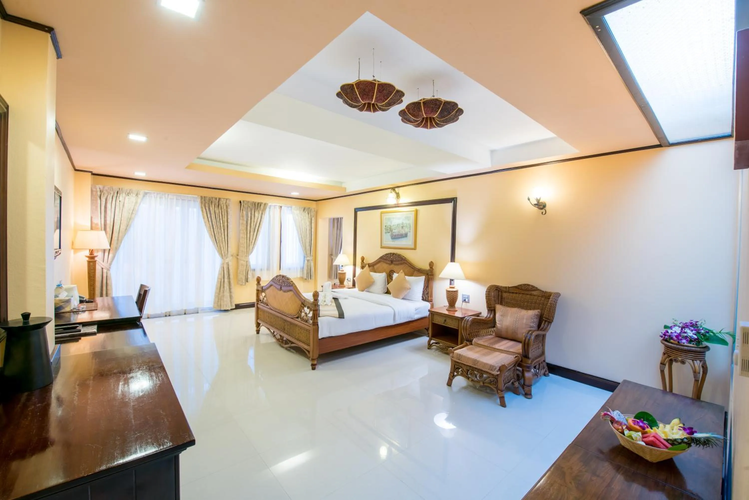 Bed in Koh Tao Montra Resort