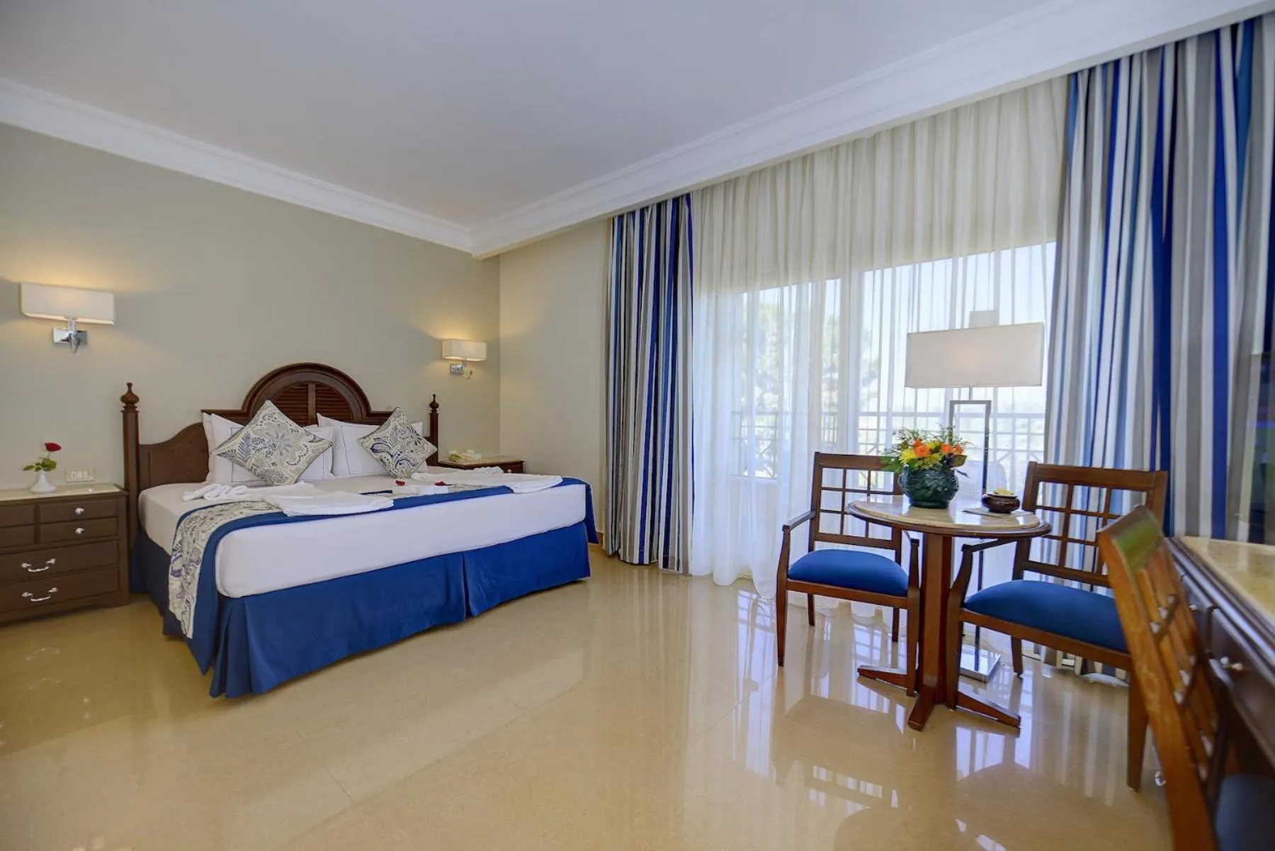 Balcony/Terrace, Bed in Stella Di Mare Grand Hotel