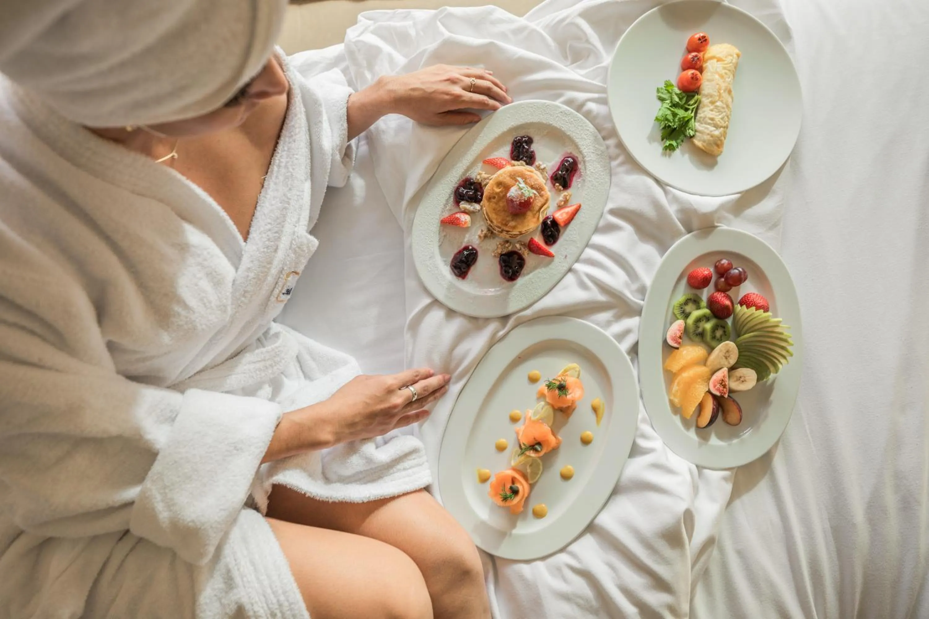 Continental breakfast in Stella Di Mare Grand Hotel