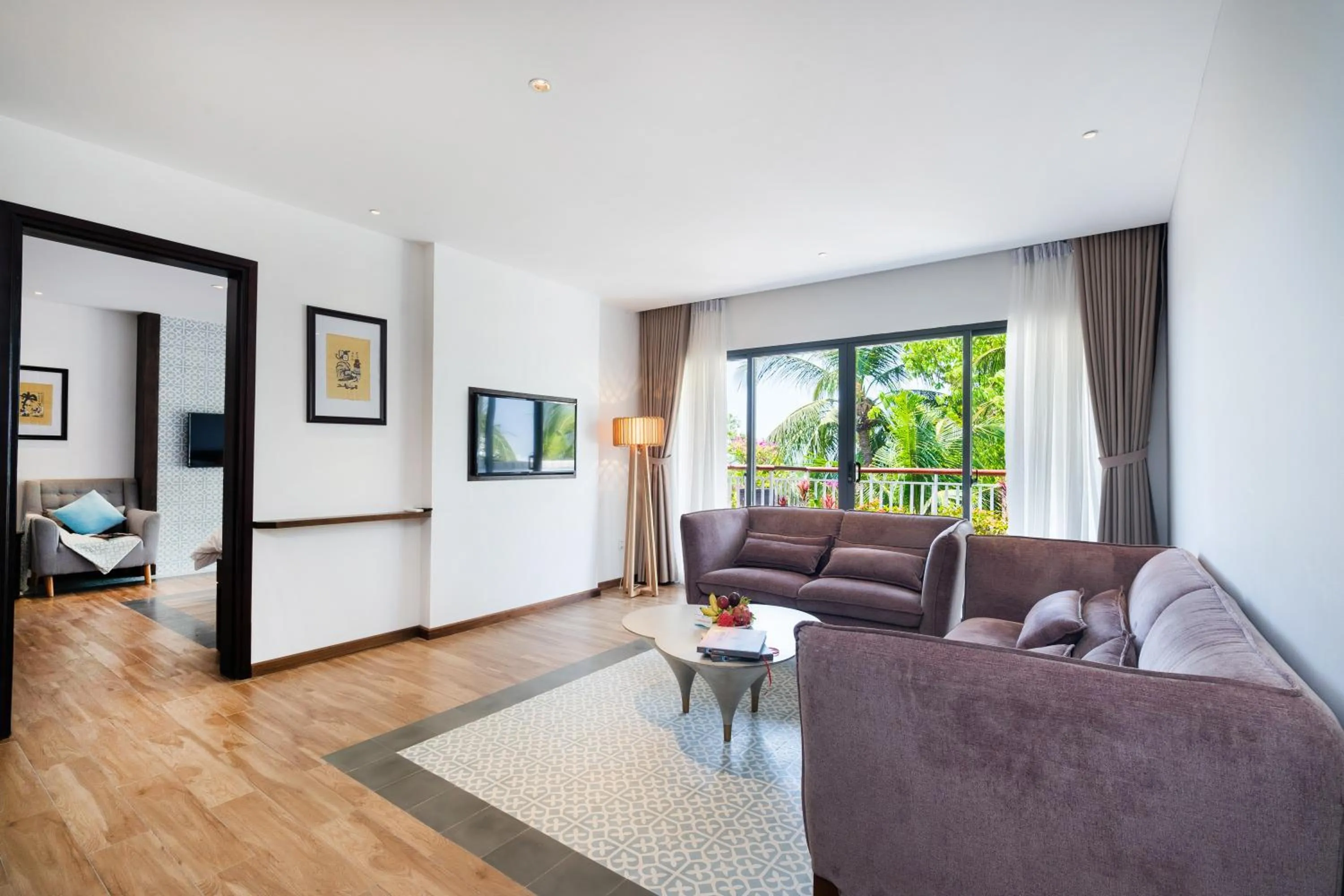 Seating area in Hoang Ngoc Beach Resort