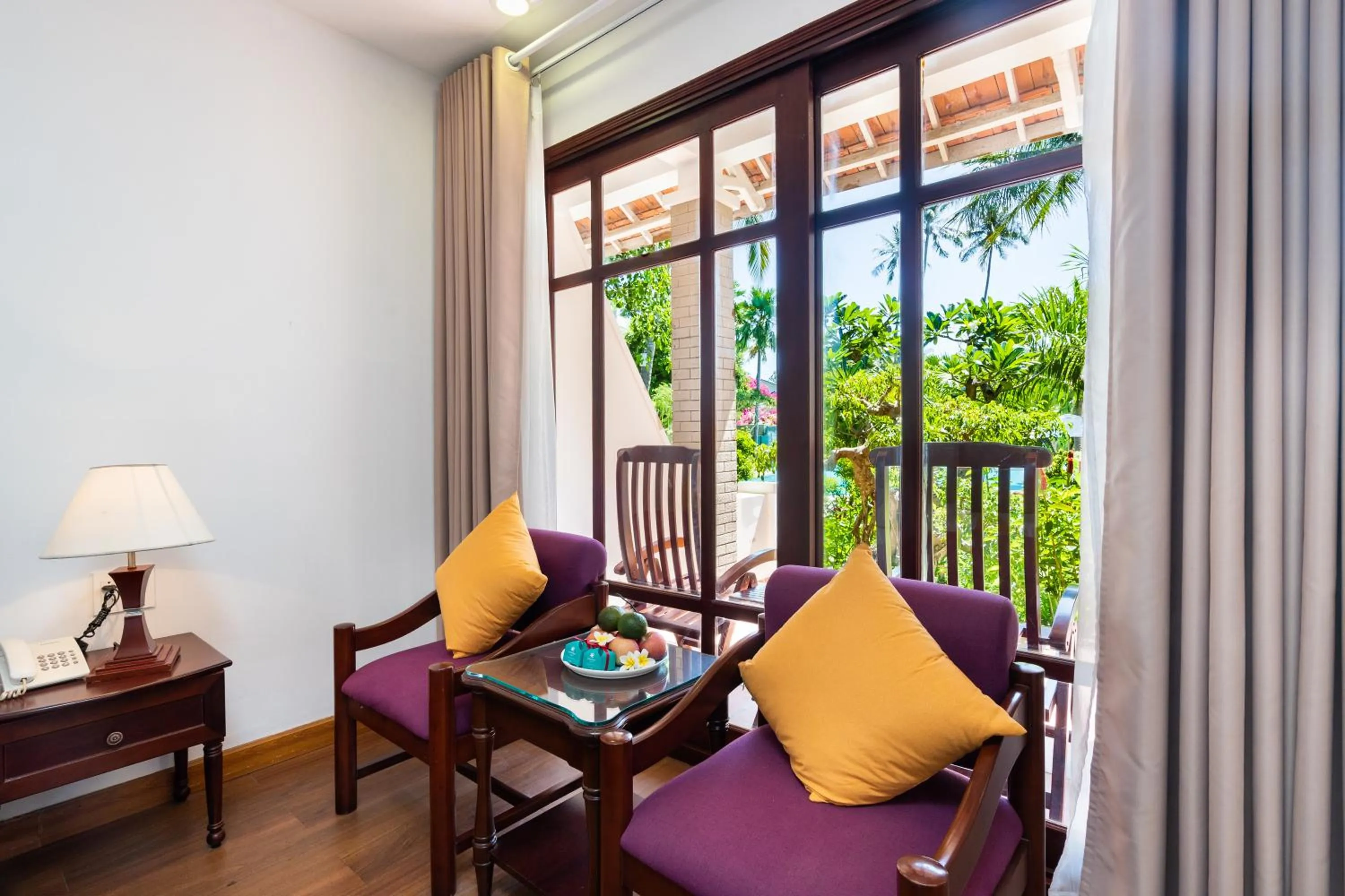 Seating area in Hoang Ngoc Beach Resort