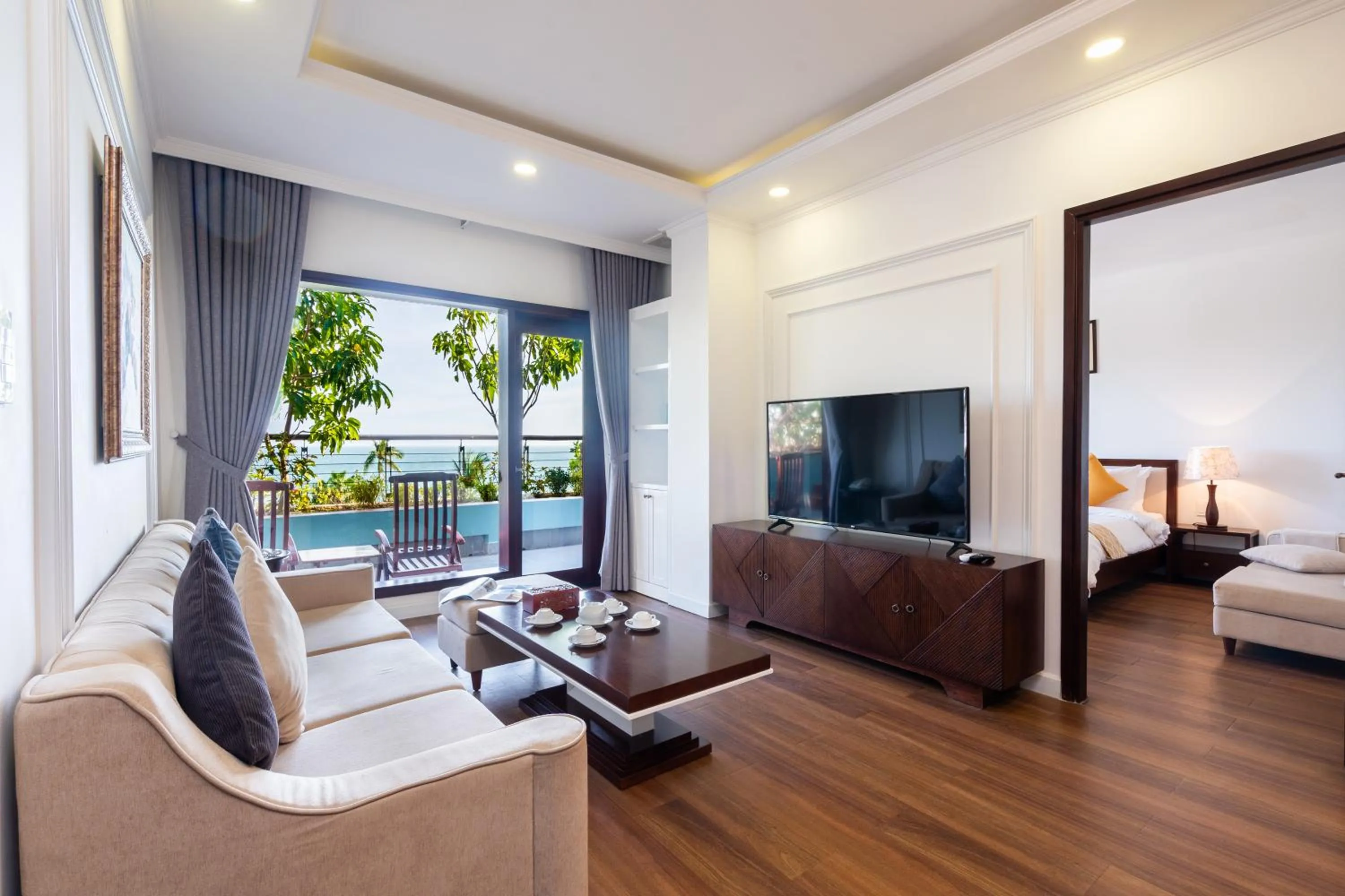 Living room in Hoang Ngoc Beach Resort