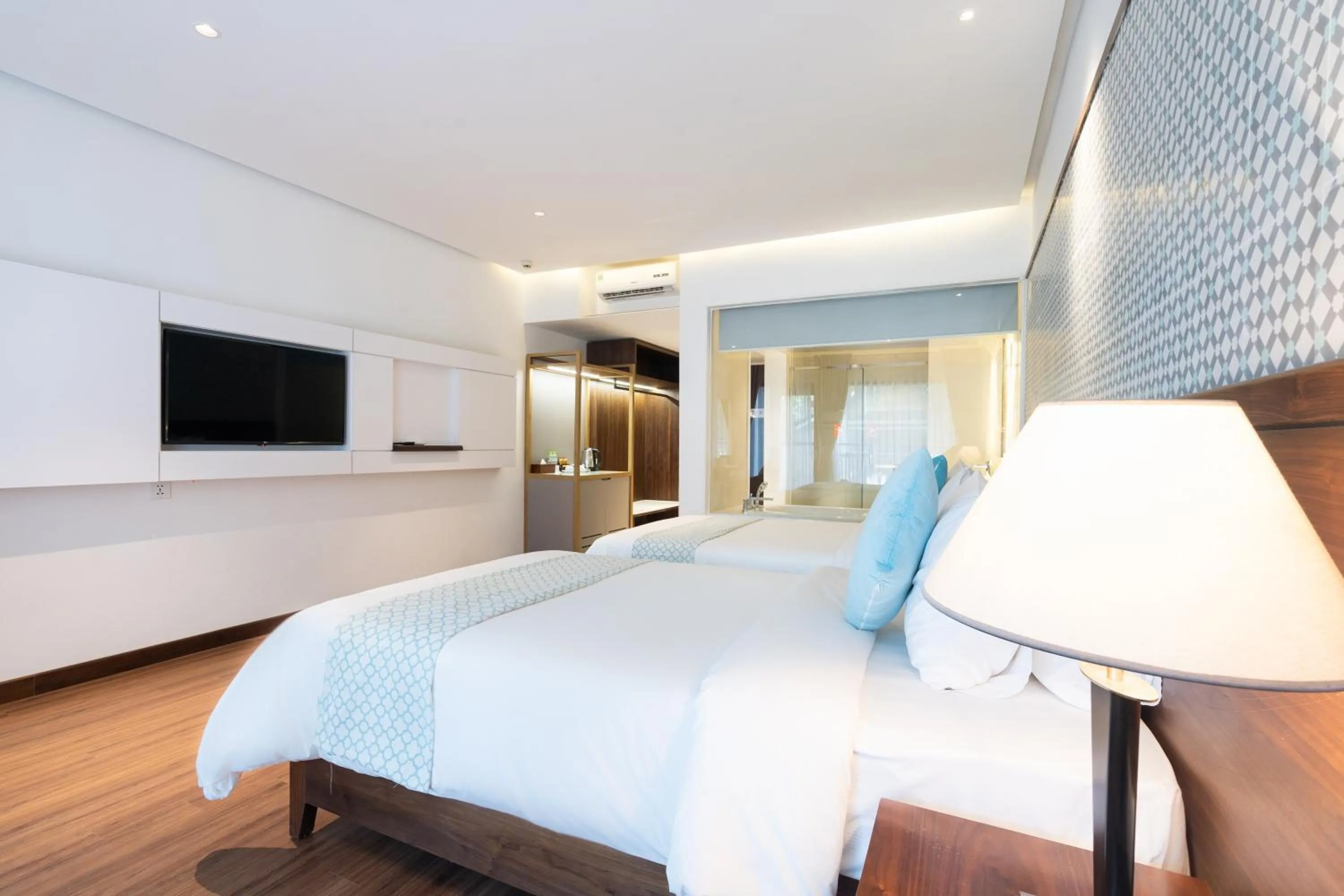 Bed in Hoang Ngoc Beach Resort