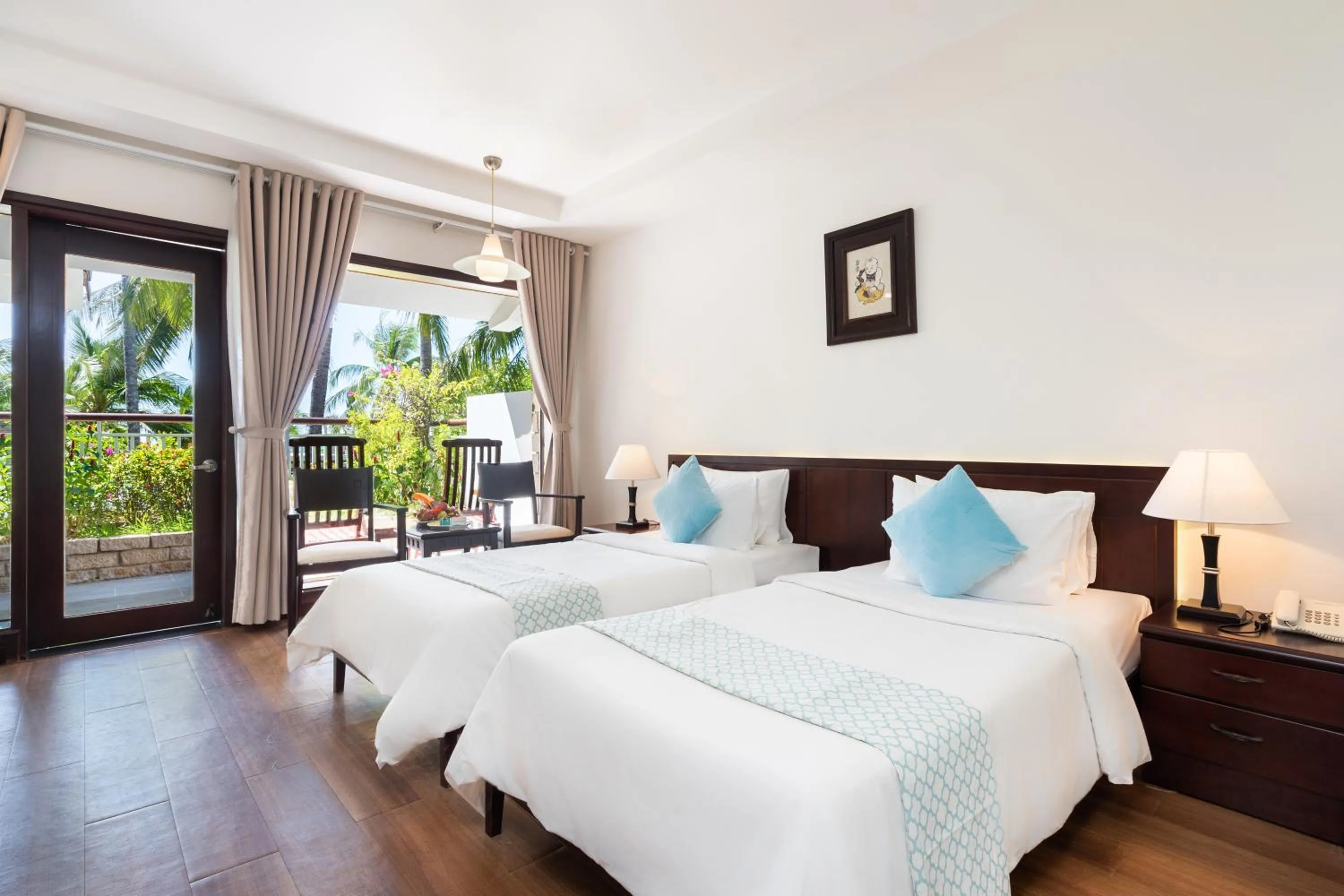 Bedroom, Bed in Hoang Ngoc Beach Resort