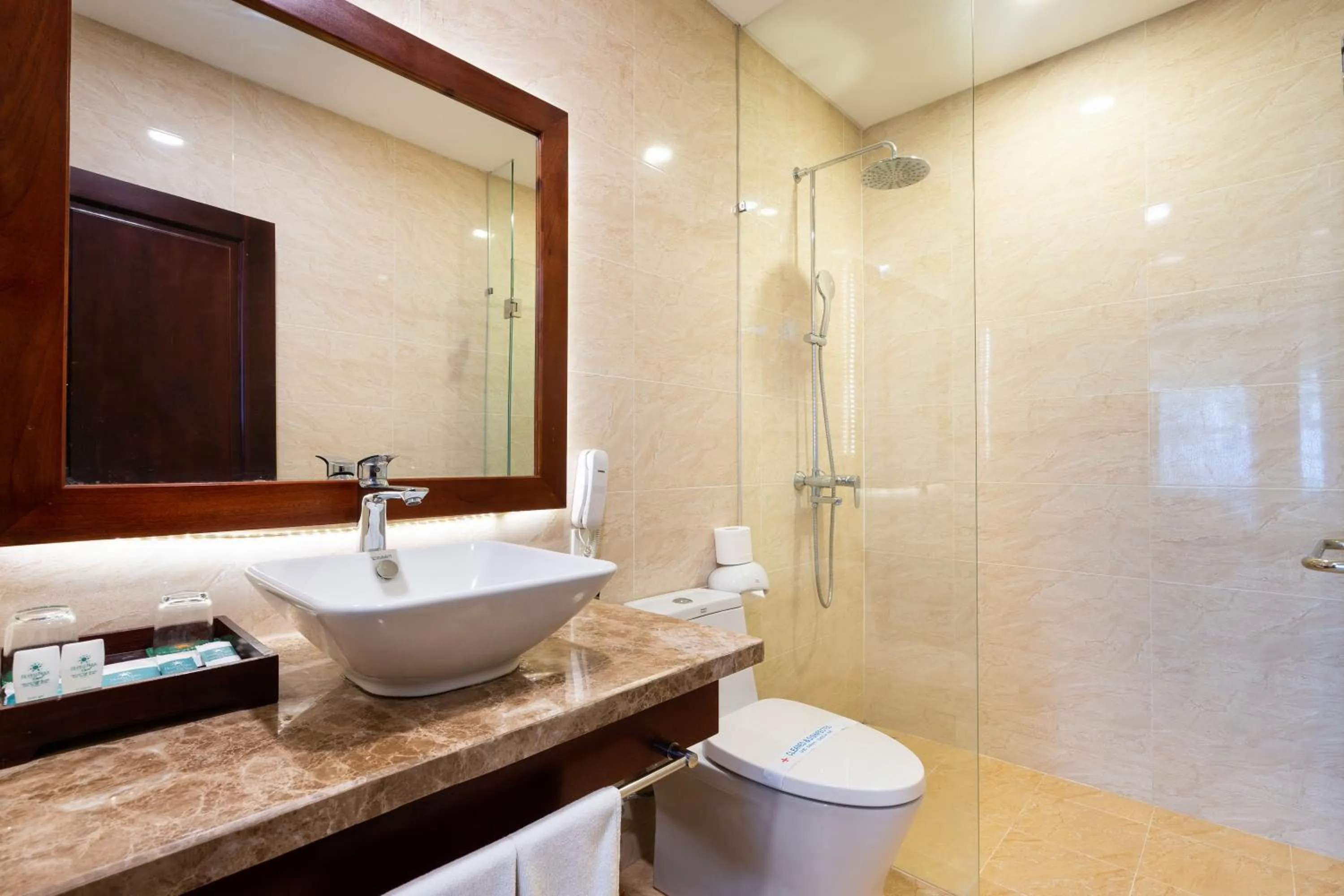 Bathroom in Hoang Ngoc Beach Resort