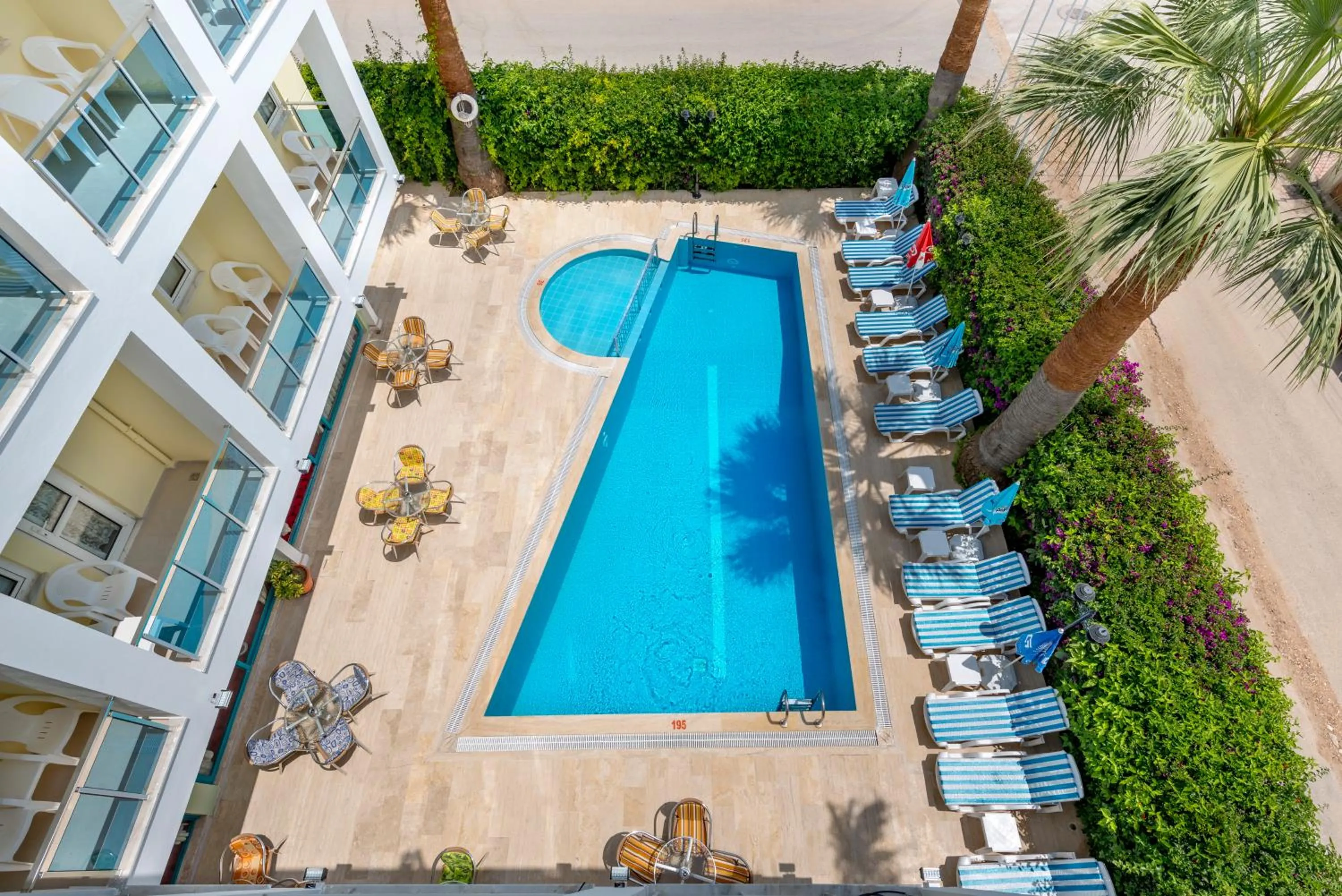 Pool View in Theluna City Hotel