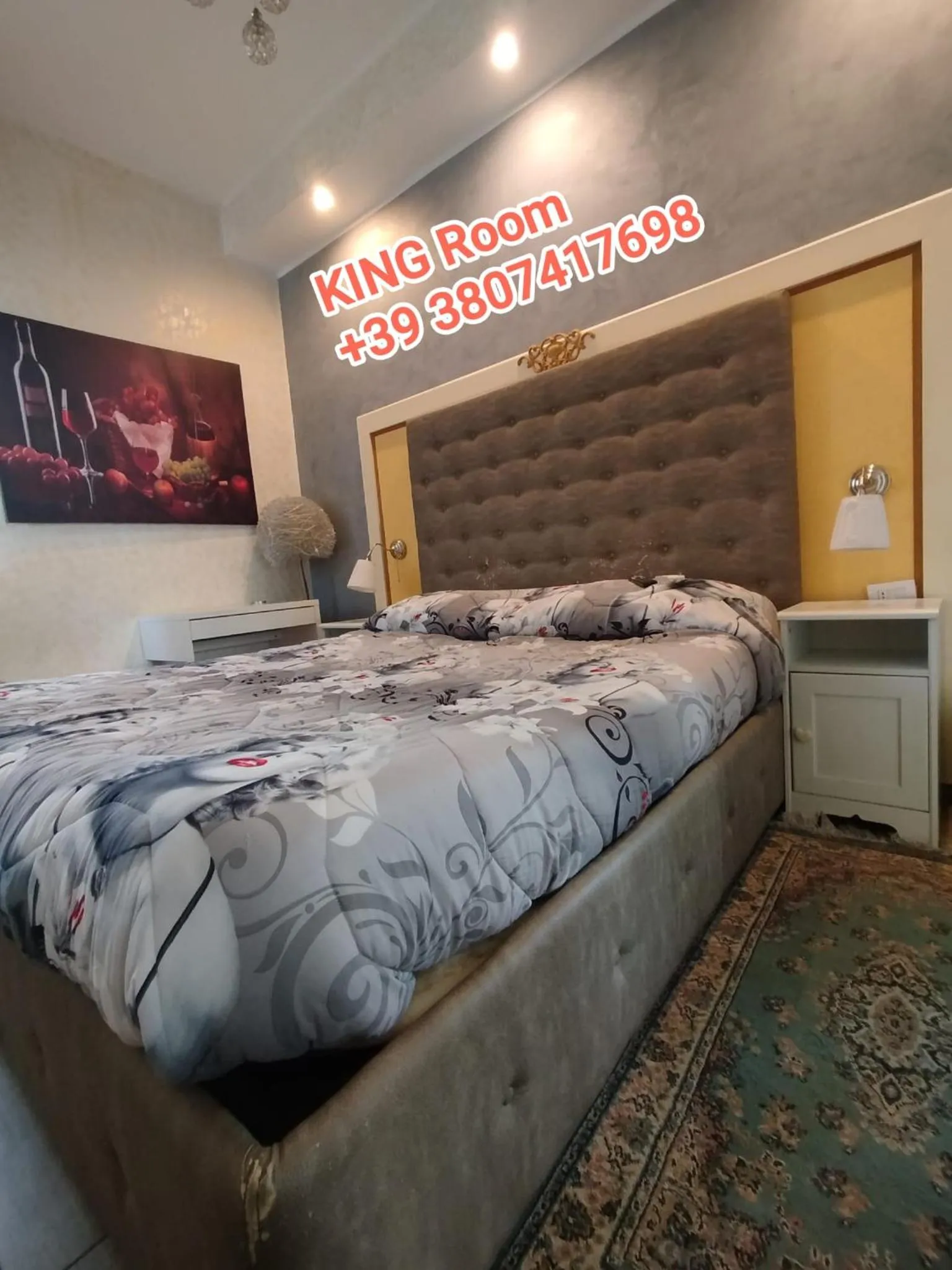 Bed in Max B&B Fiera