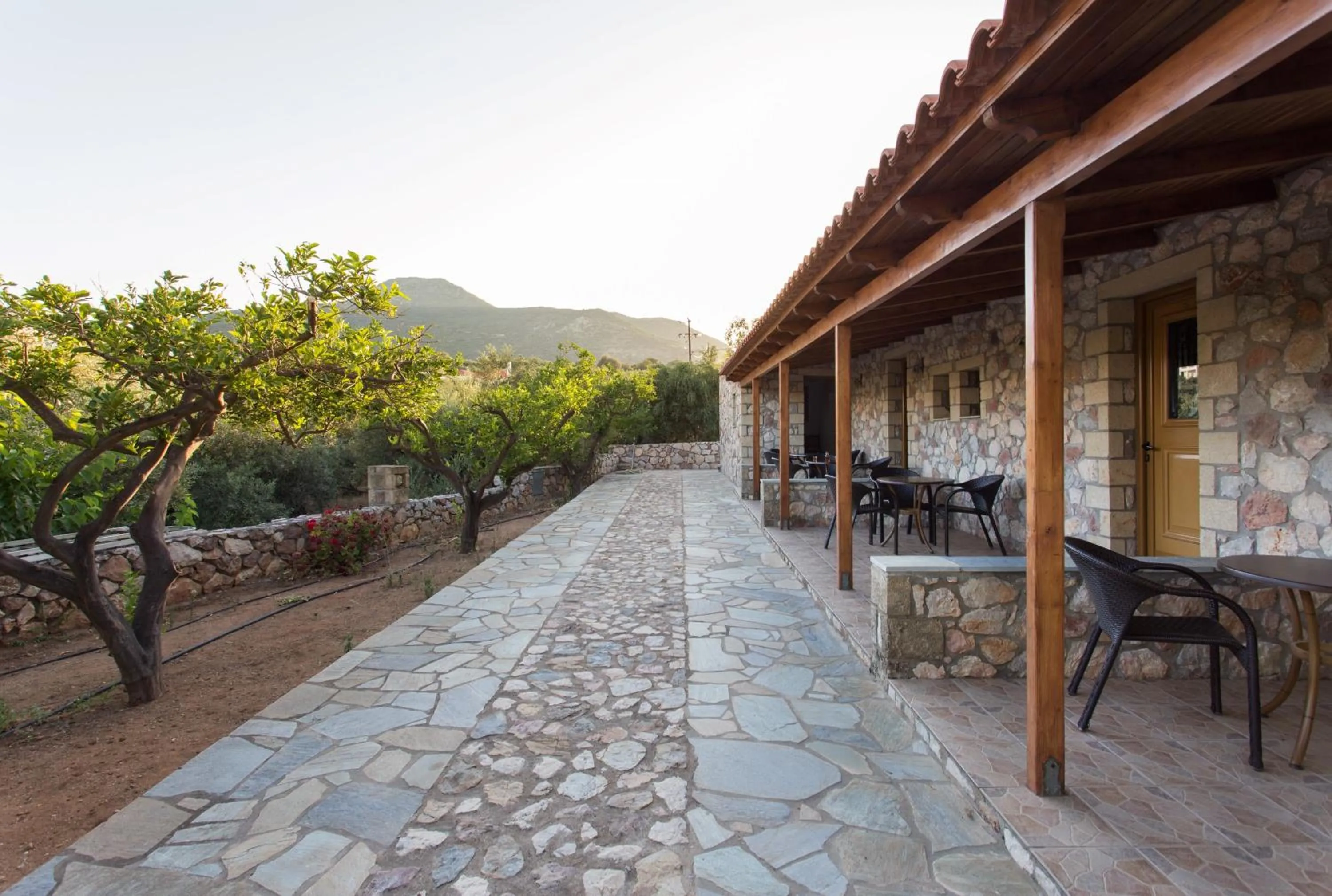 Facade/entrance in Georgia's Houses (Melitzanakia)