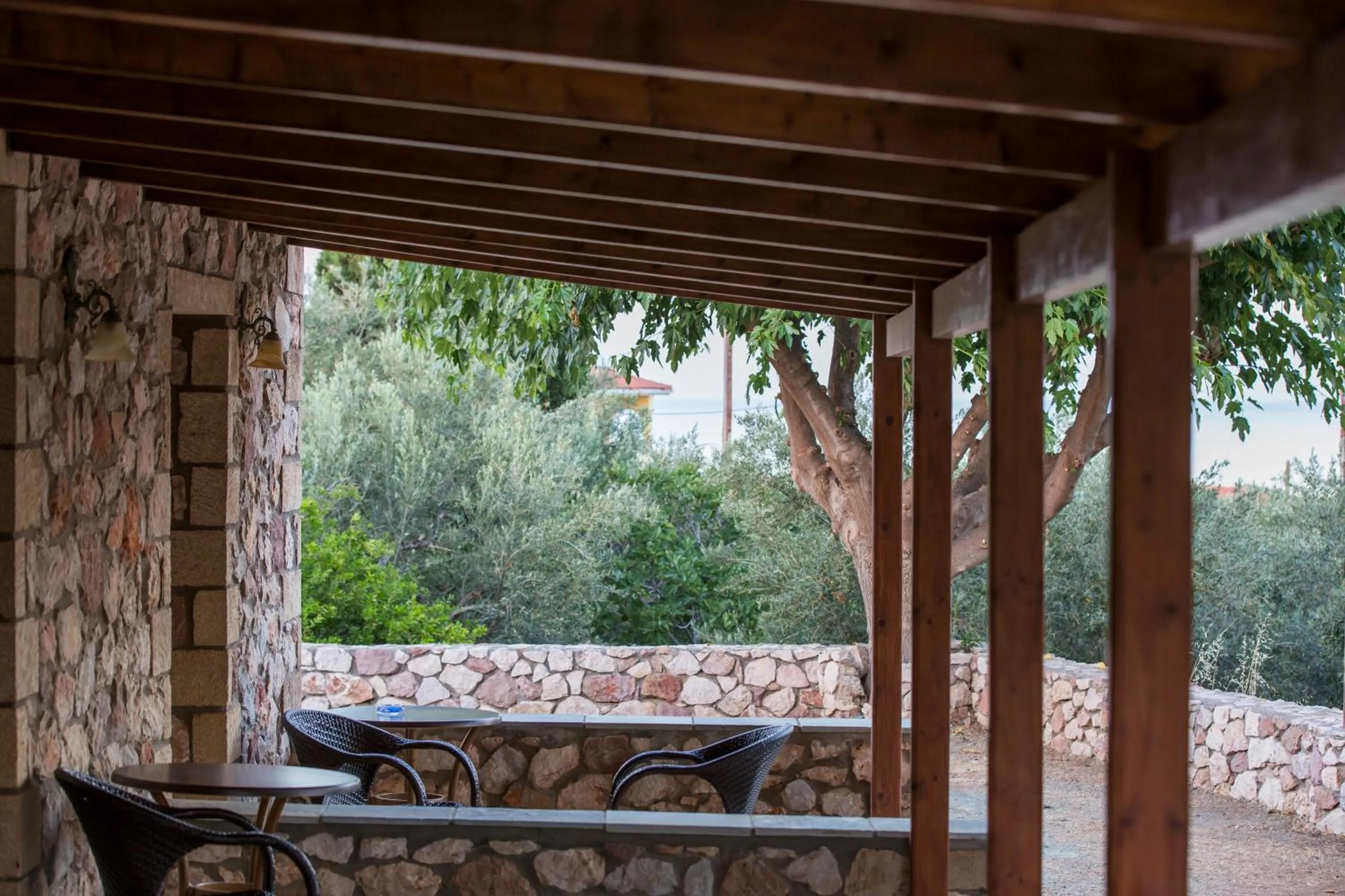 Facade/entrance in Georgia's Houses (Melitzanakia)