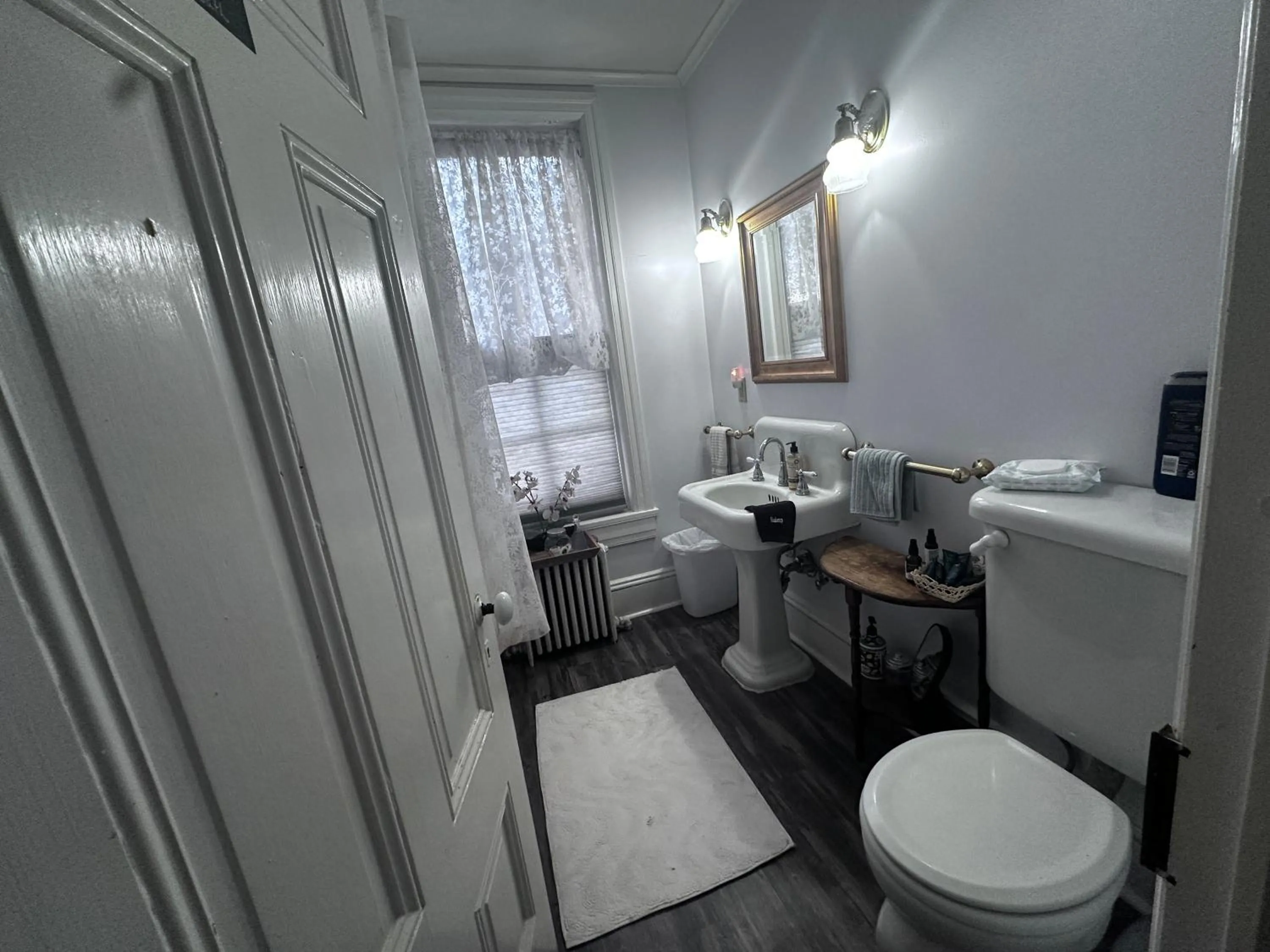 Toilet in Susquehanna Manor Inn