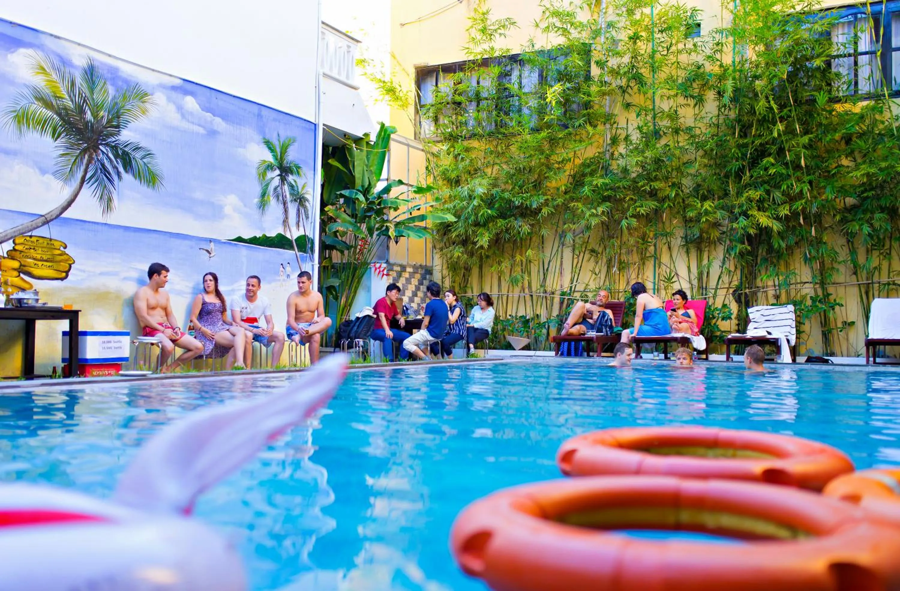Swimming pool in Hoi An Hai Au Boutique Hotel
