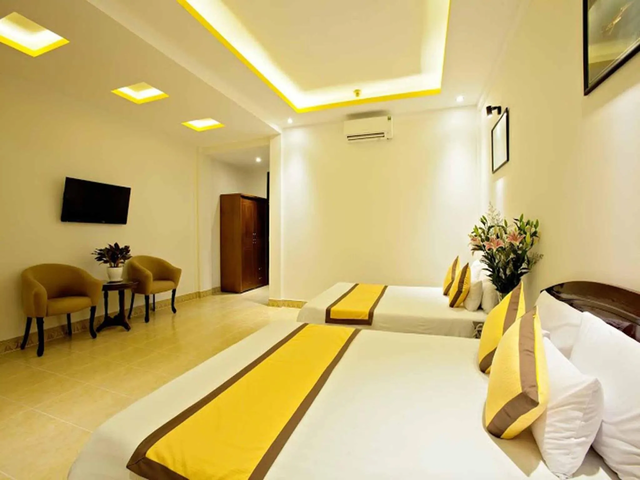 TV and multimedia, Bed in Hoi An Hai Au Boutique Hotel