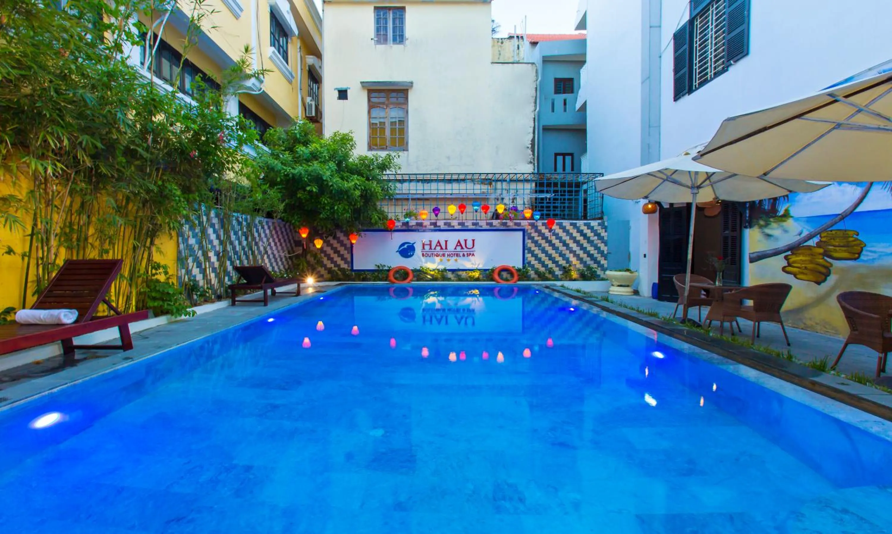 Swimming pool in Hoi An Hai Au Boutique Hotel