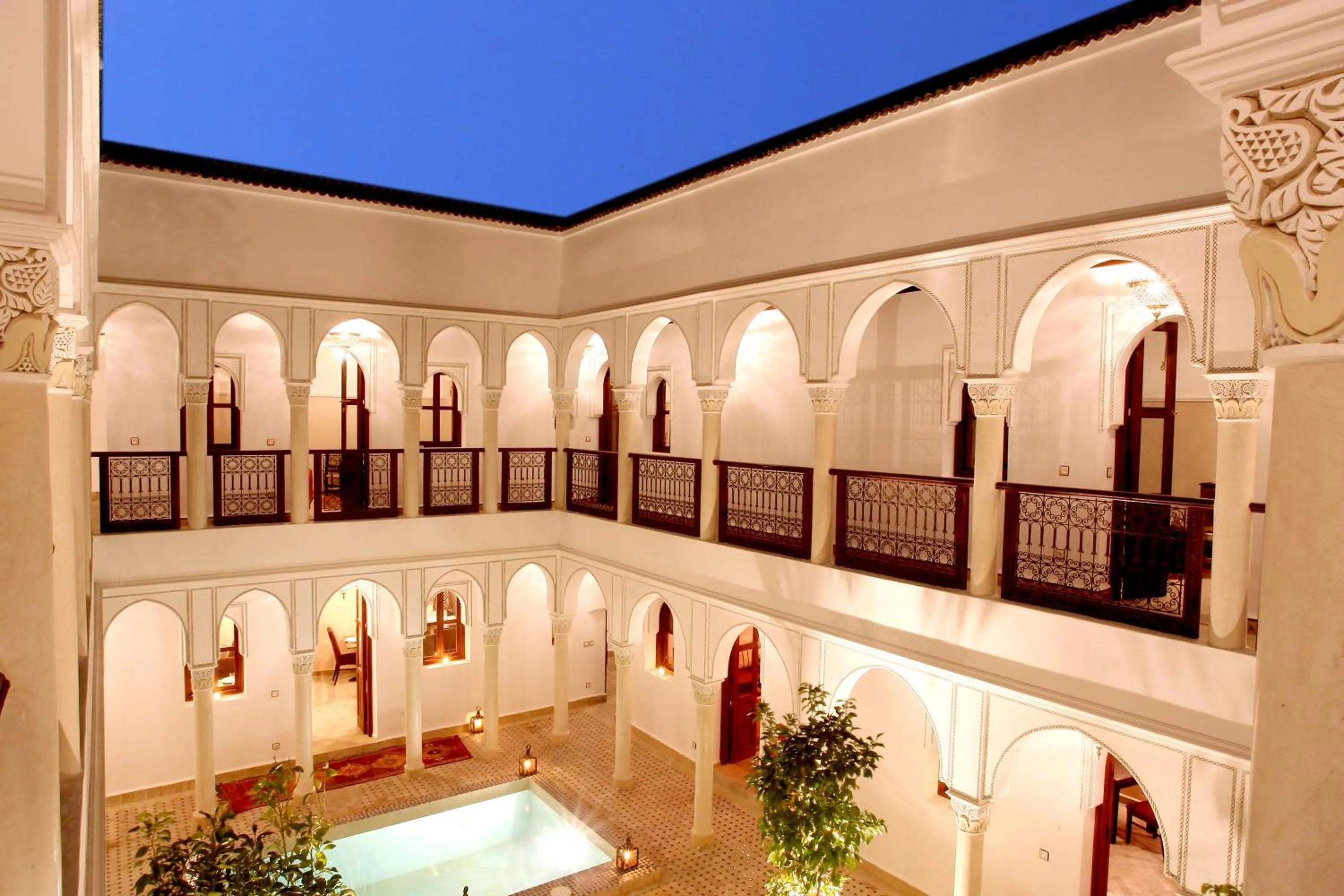 Swimming pool in Riad Le Jardin d'Abdou