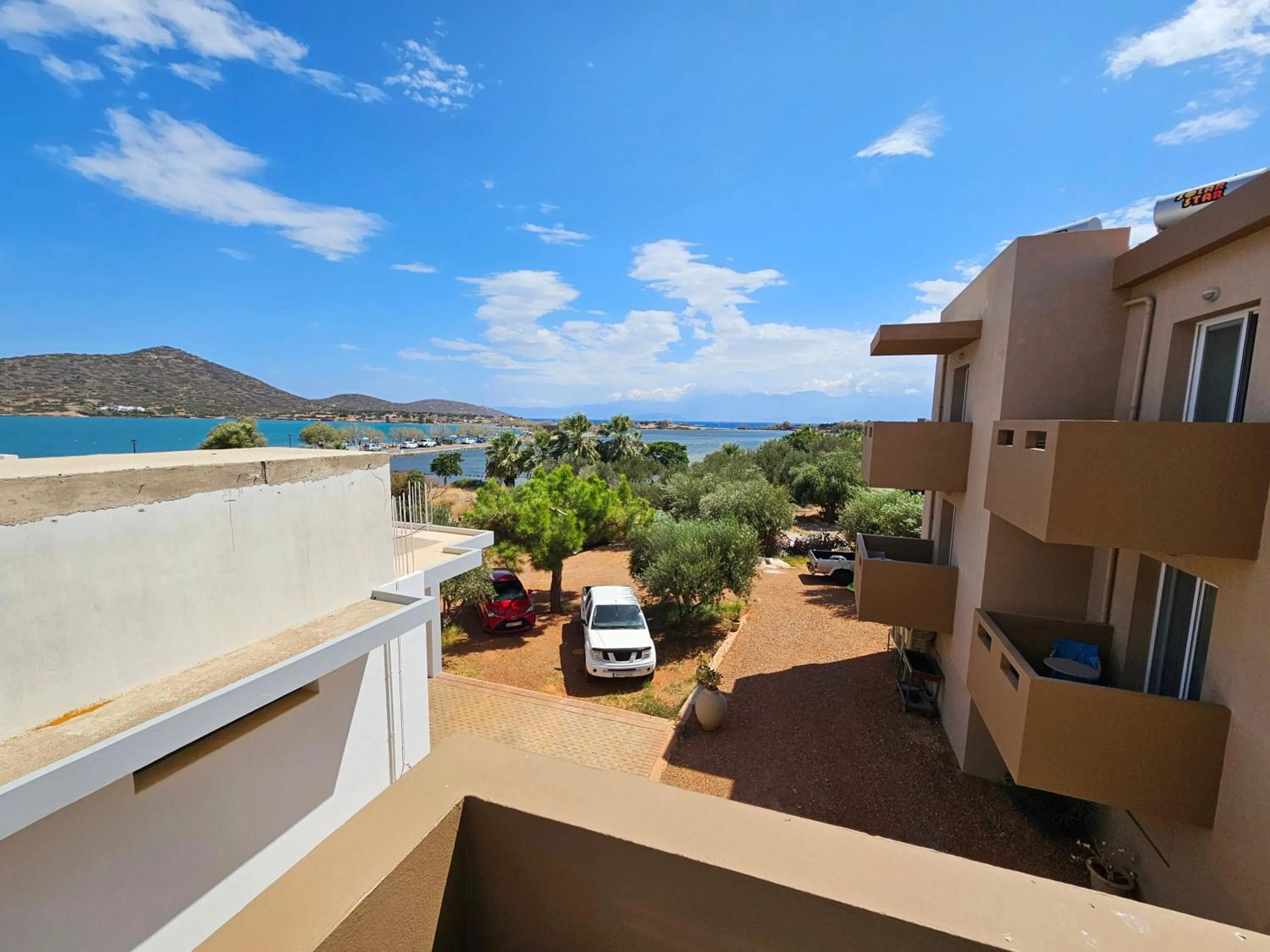 Sea view in Elounda Sunrise Apartments