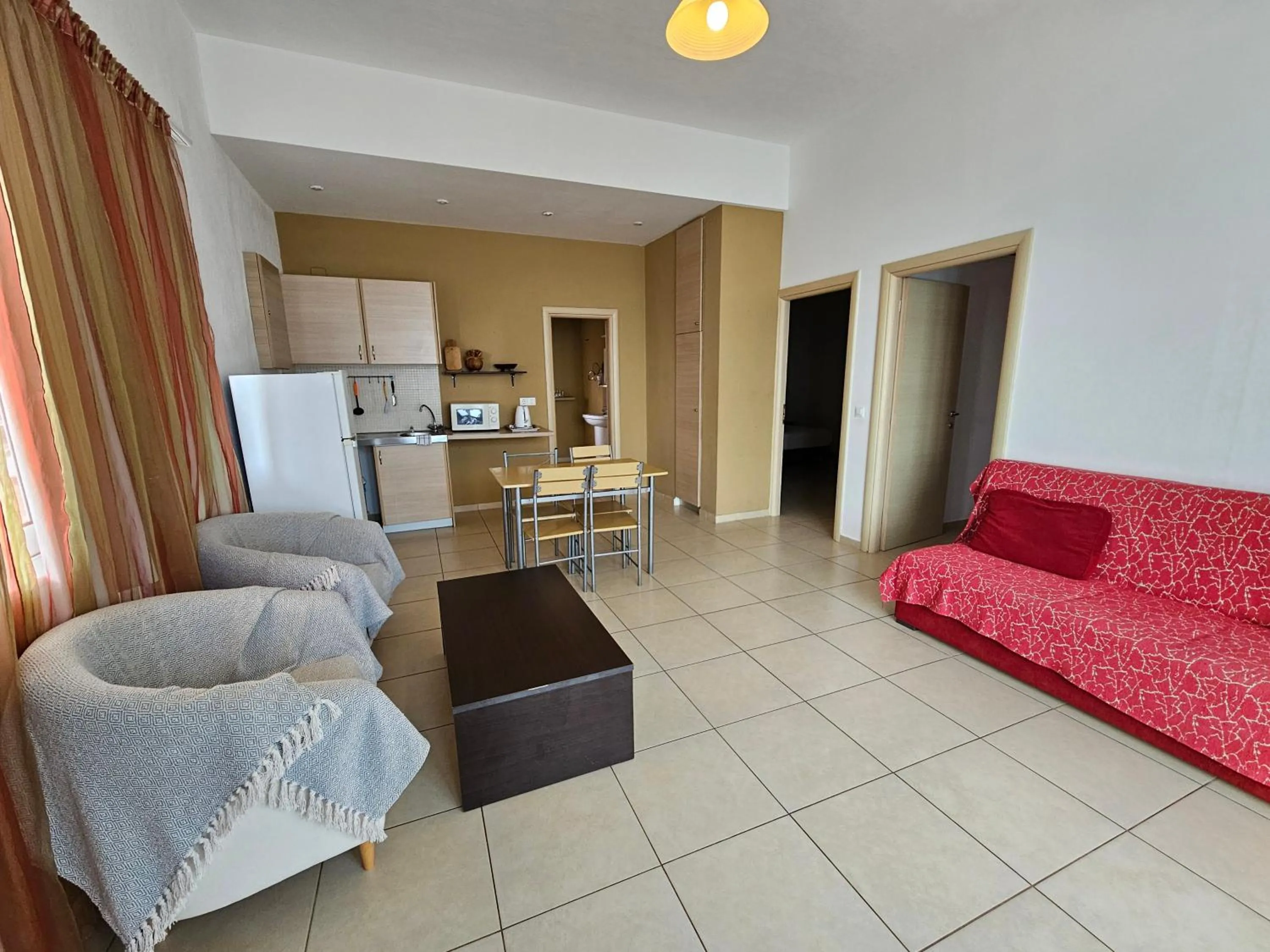 Kitchen or kitchenette in Elounda Sunrise Apartments