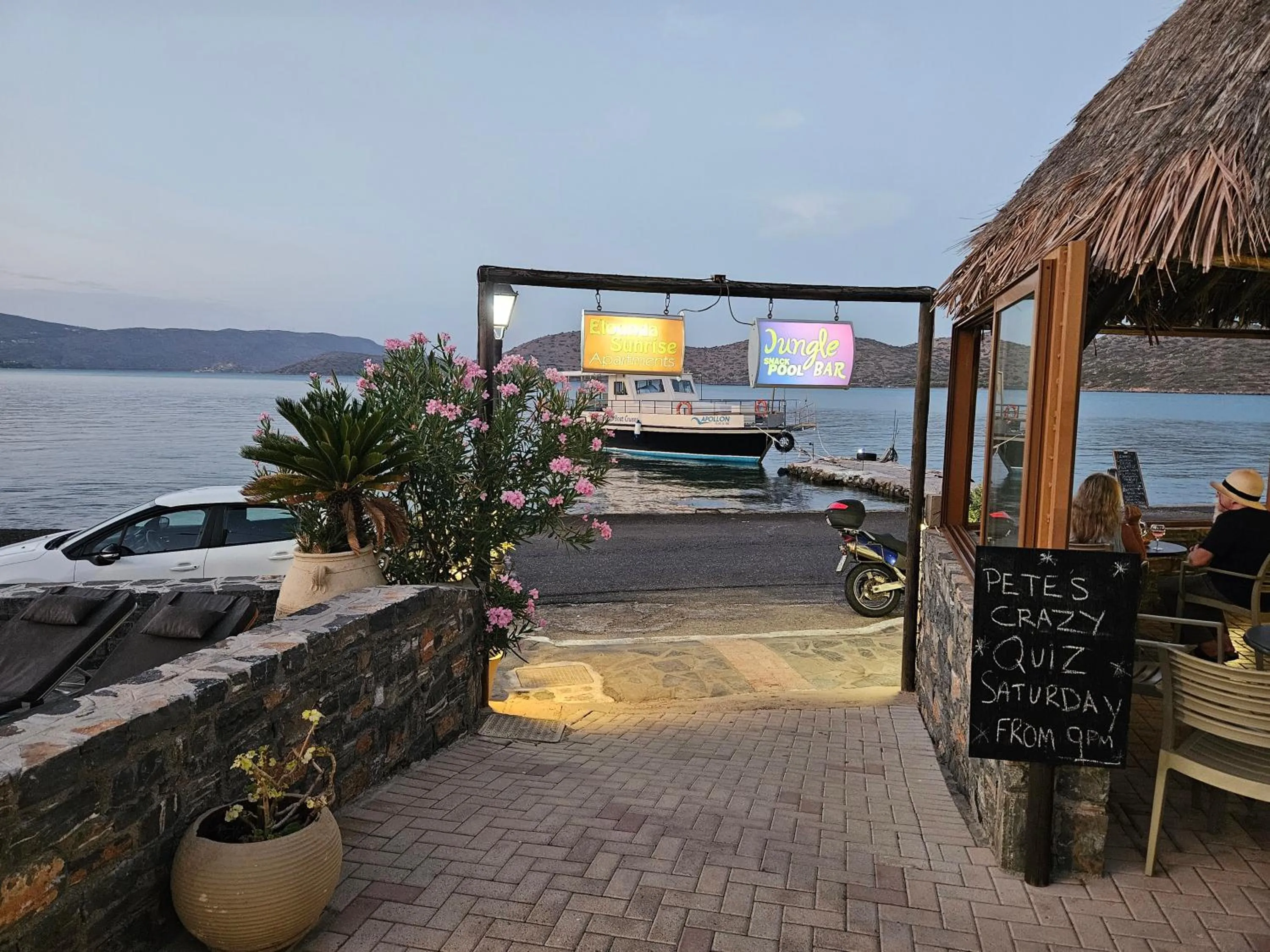 Sea view in Elounda Sunrise Apartments