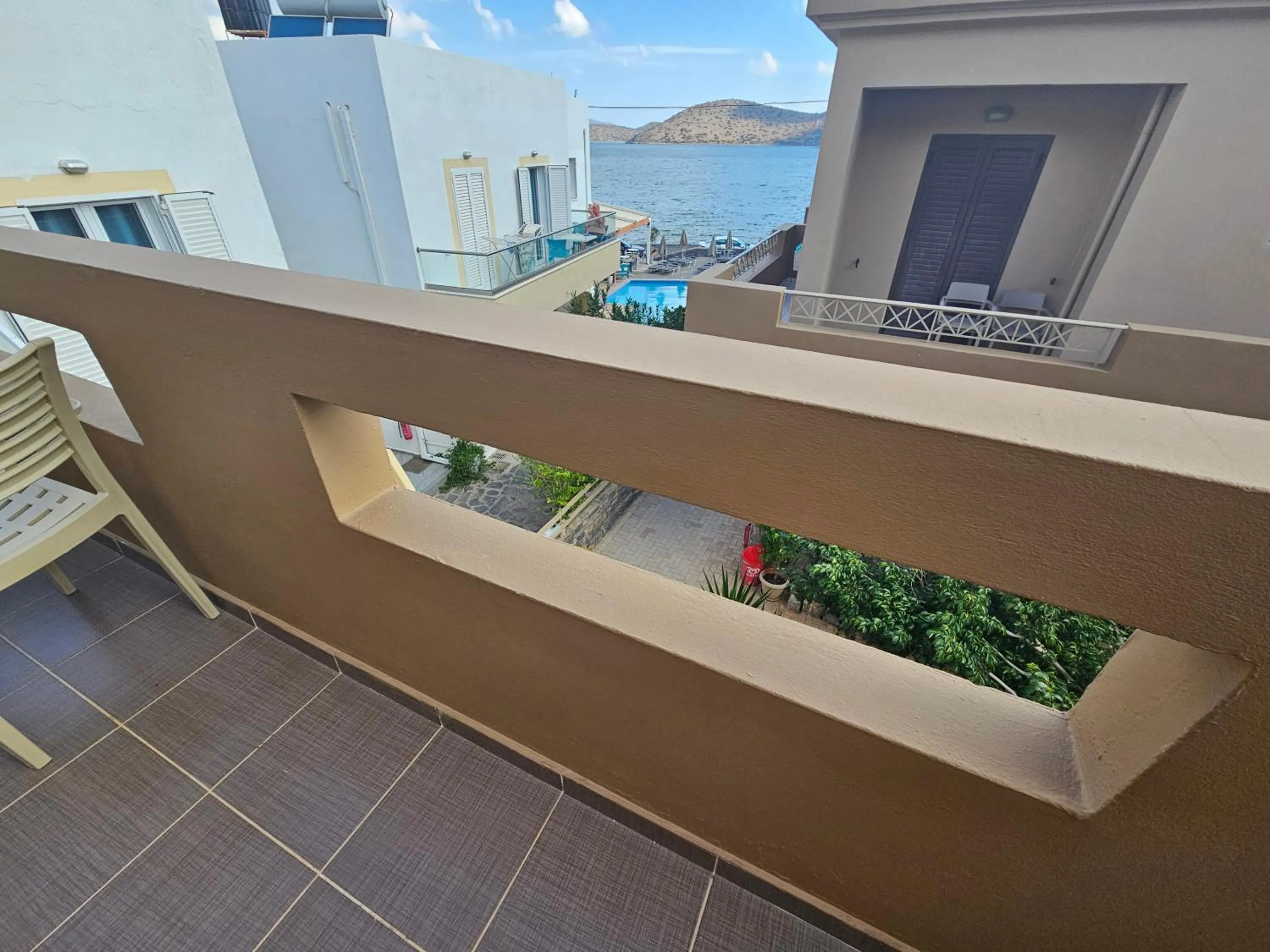 Balcony/Terrace in Elounda Sunrise Apartments