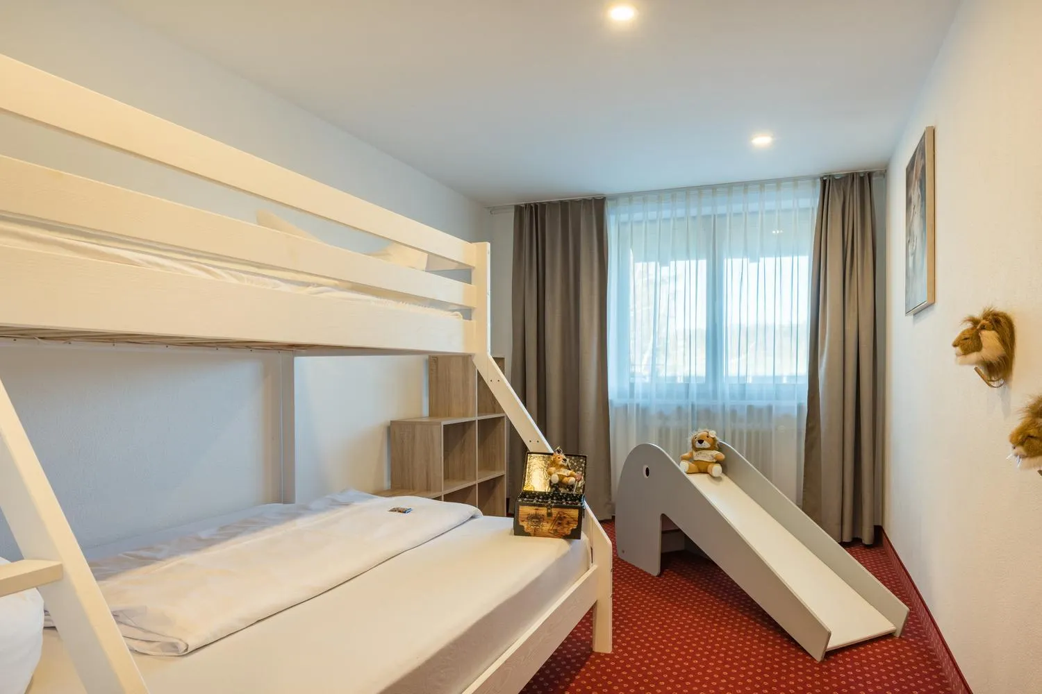 Bedroom, Bed in Familienhotel Löwen