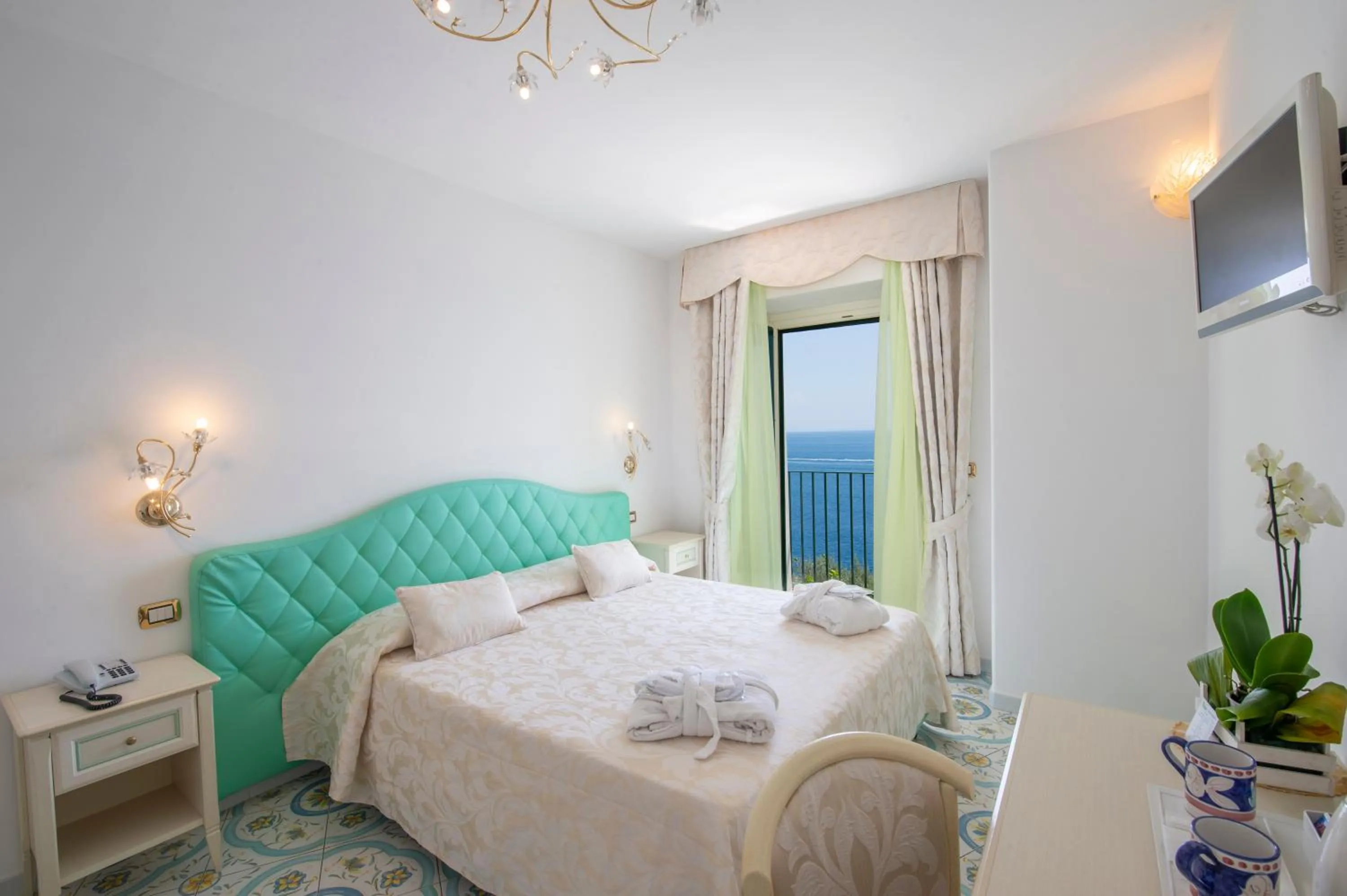 Bedroom, Bed in Hotel Villa Maria Pia