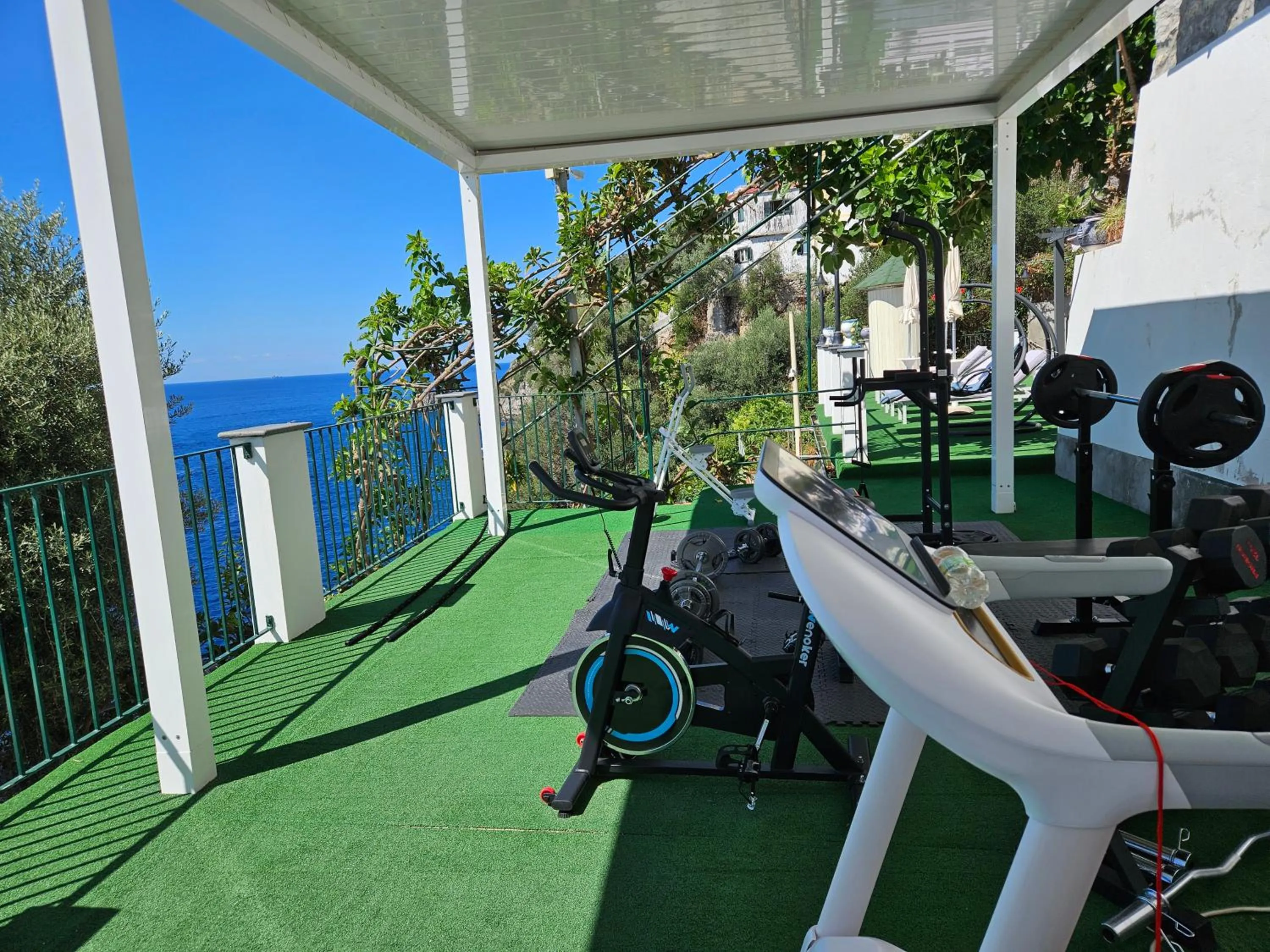 Fitness centre/facilities in Hotel Villa Maria Pia