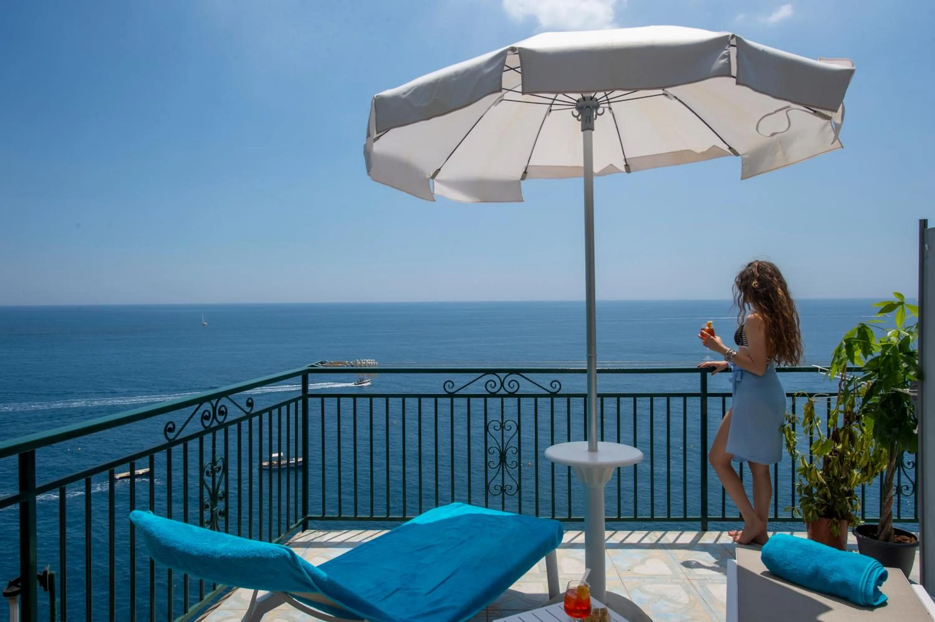 Balcony/Terrace in Hotel Villa Maria Pia